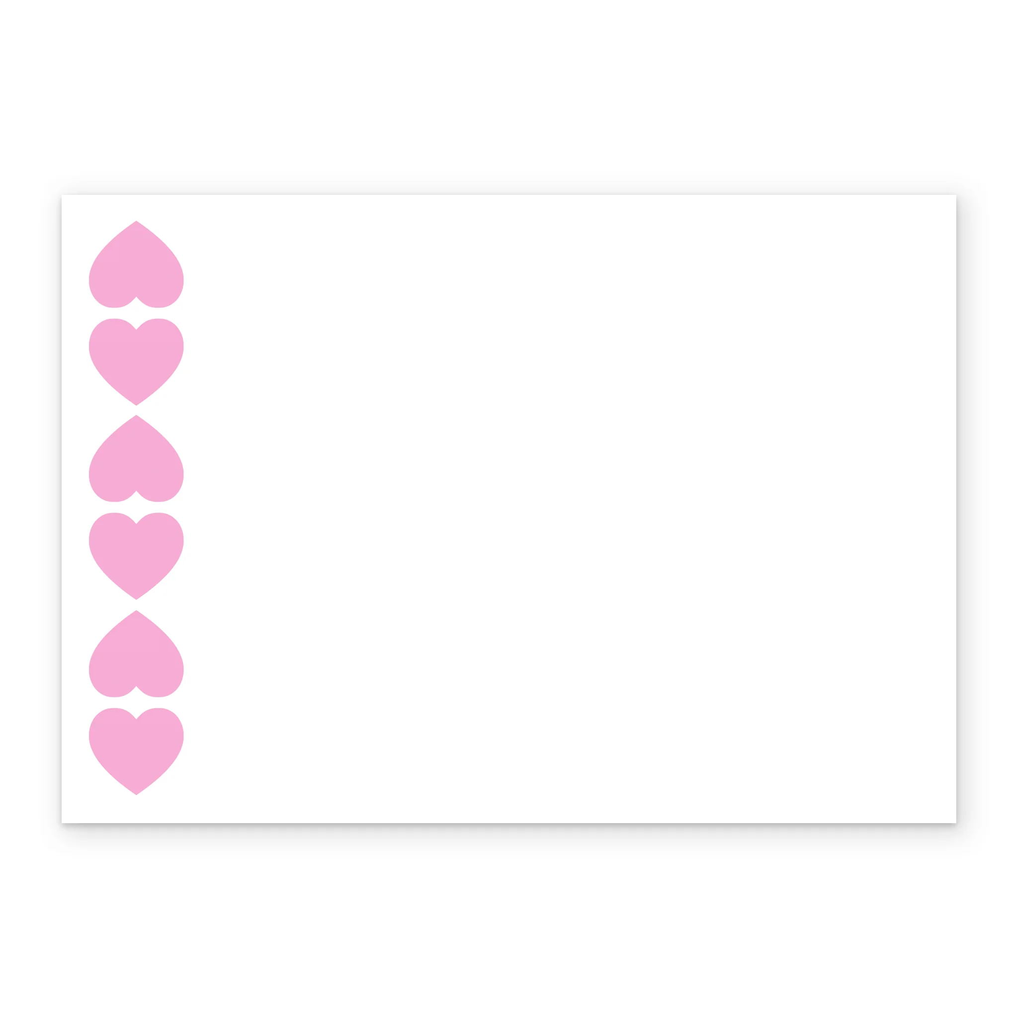 Personalised Photo Upload Love Hearts Greeting Card - Image 3