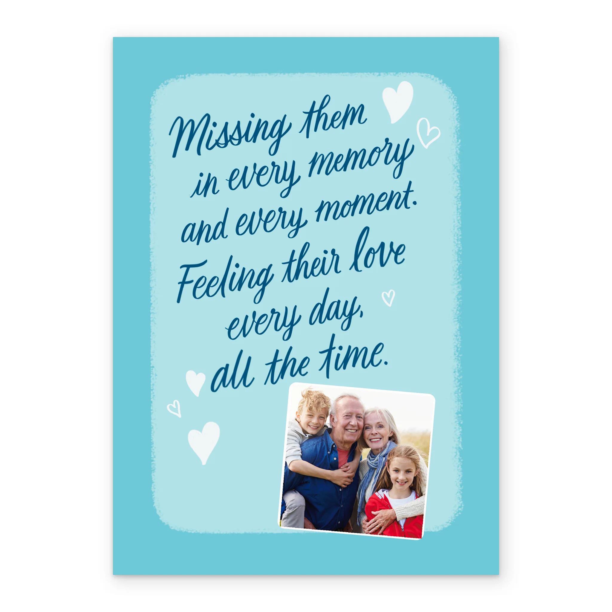Personalised Photo Upload Mother's Day Bereavement Card - Image 2