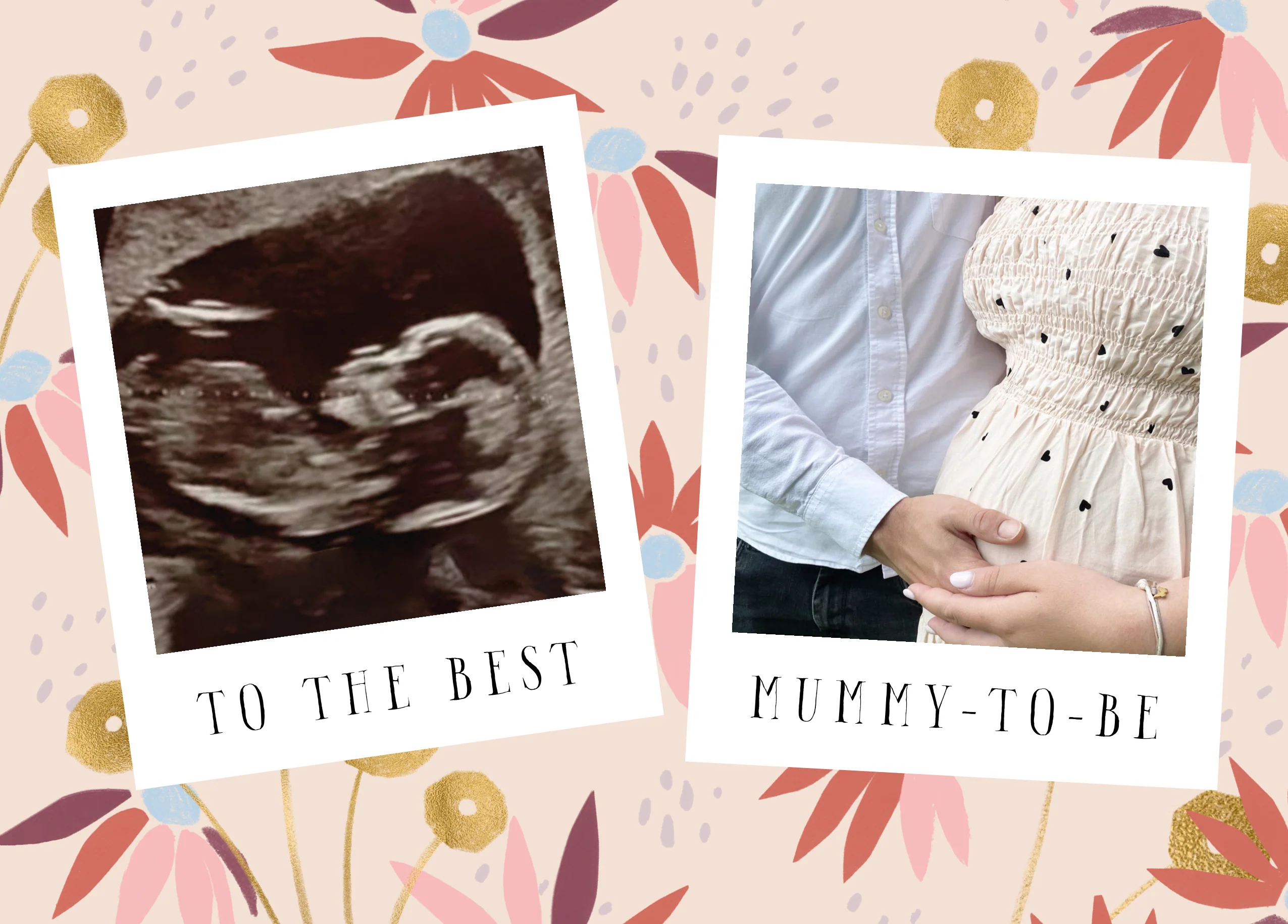 Personalised Photo Upload Mother's Day Card for Mummy-to-be