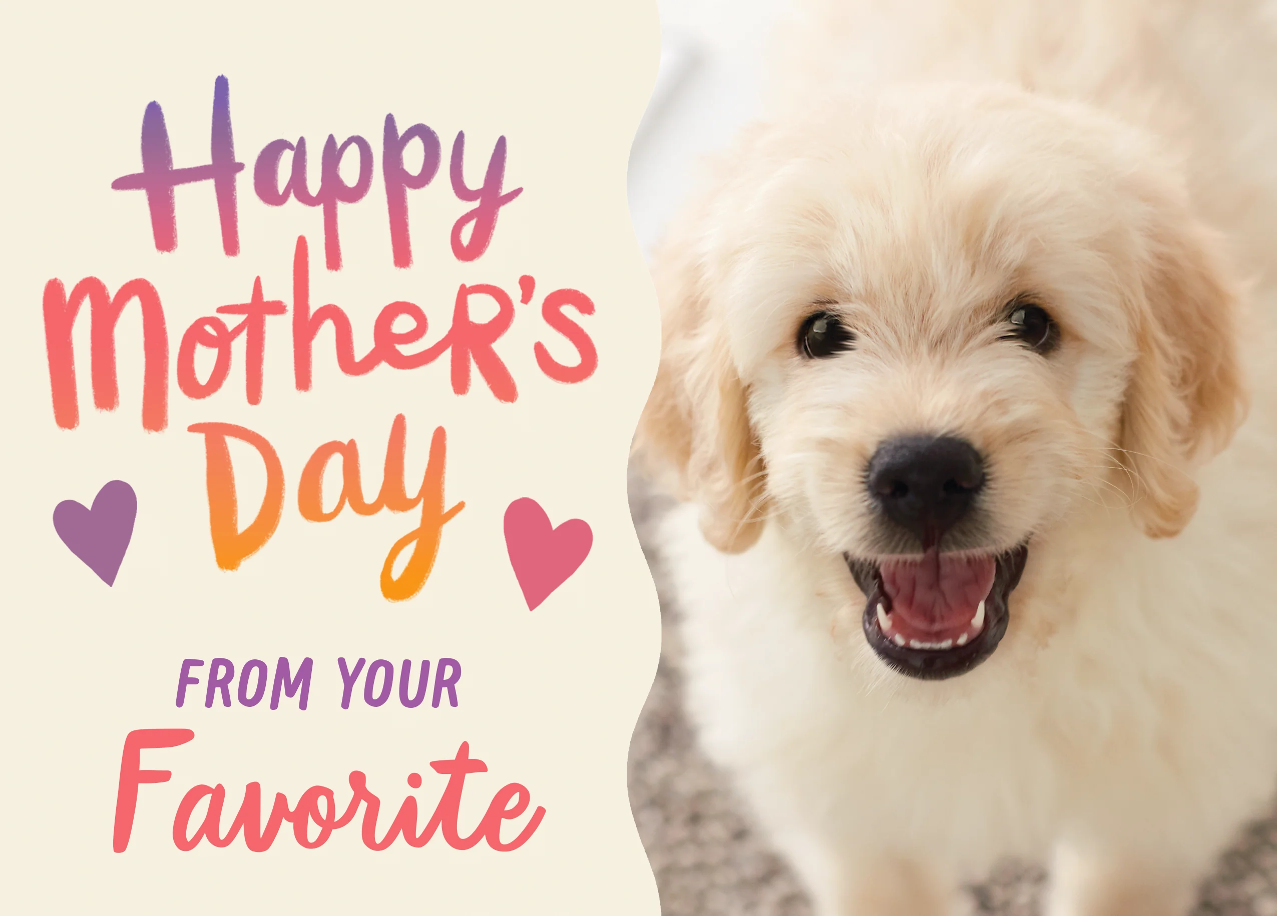 Personalised Photo Upload Mother's Day Card from Your Favourite