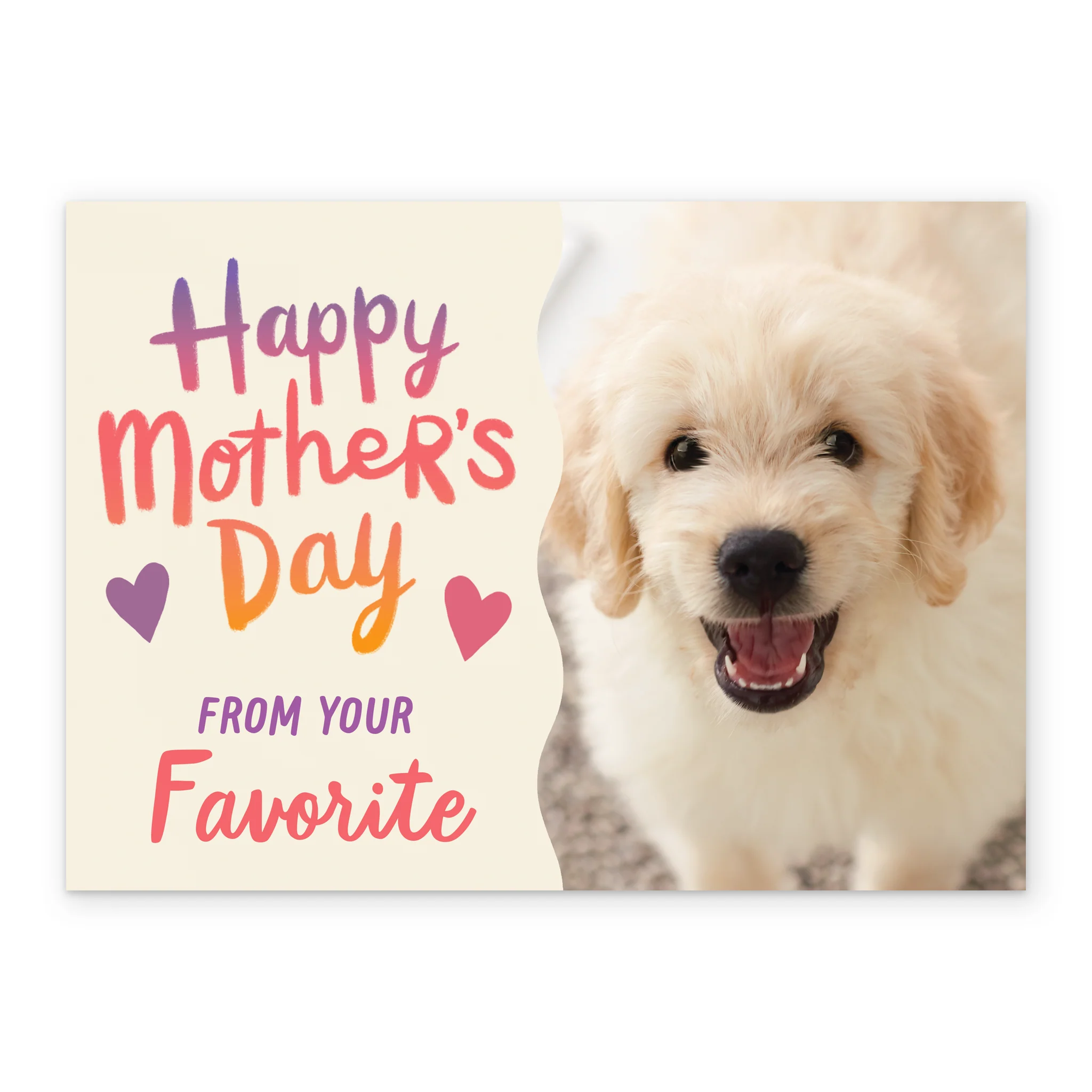 Personalised Photo Upload Mother's Day Card from Your Favourite - Image 2