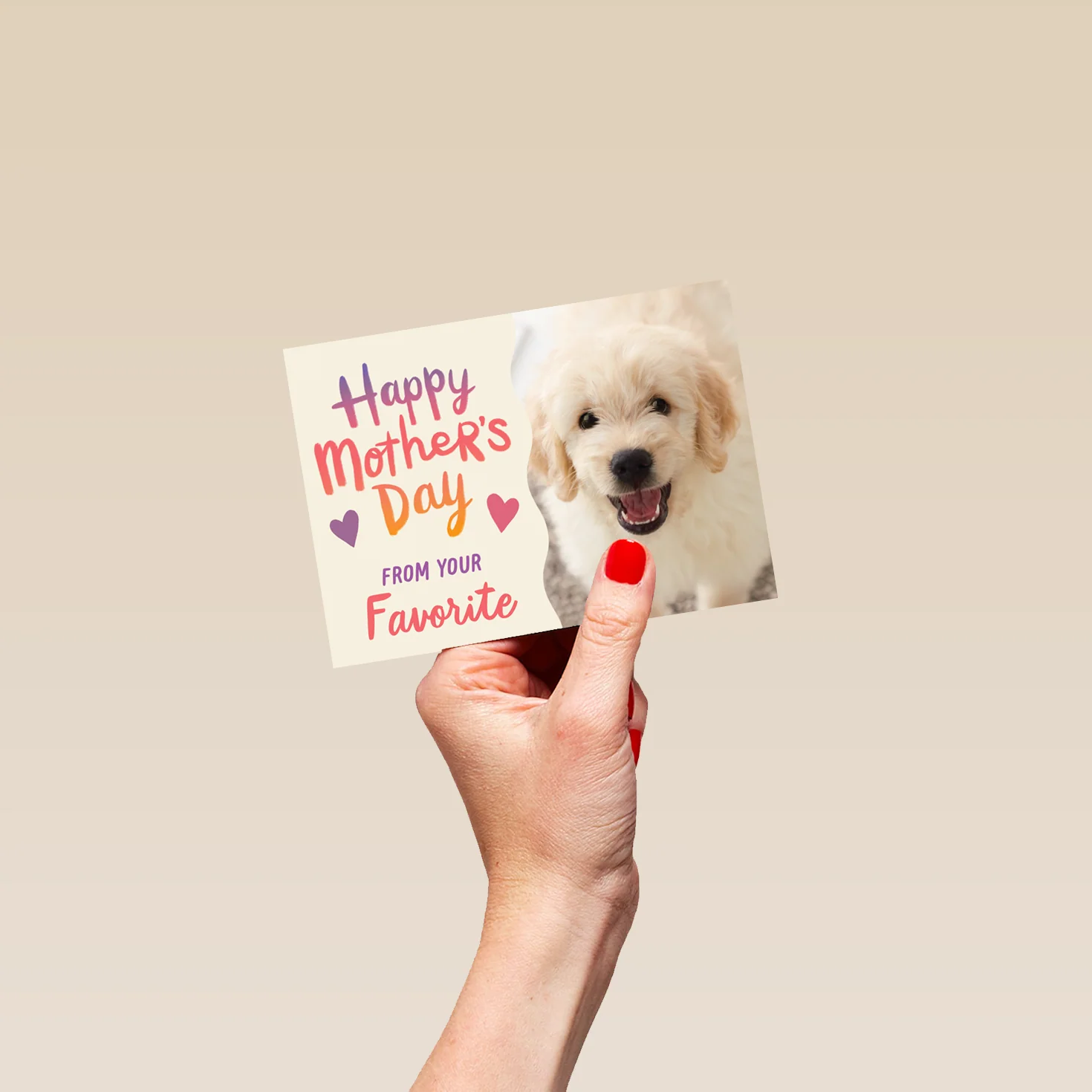 Personalised Photo Upload Mother's Day Card from Your Favourite - Image 4