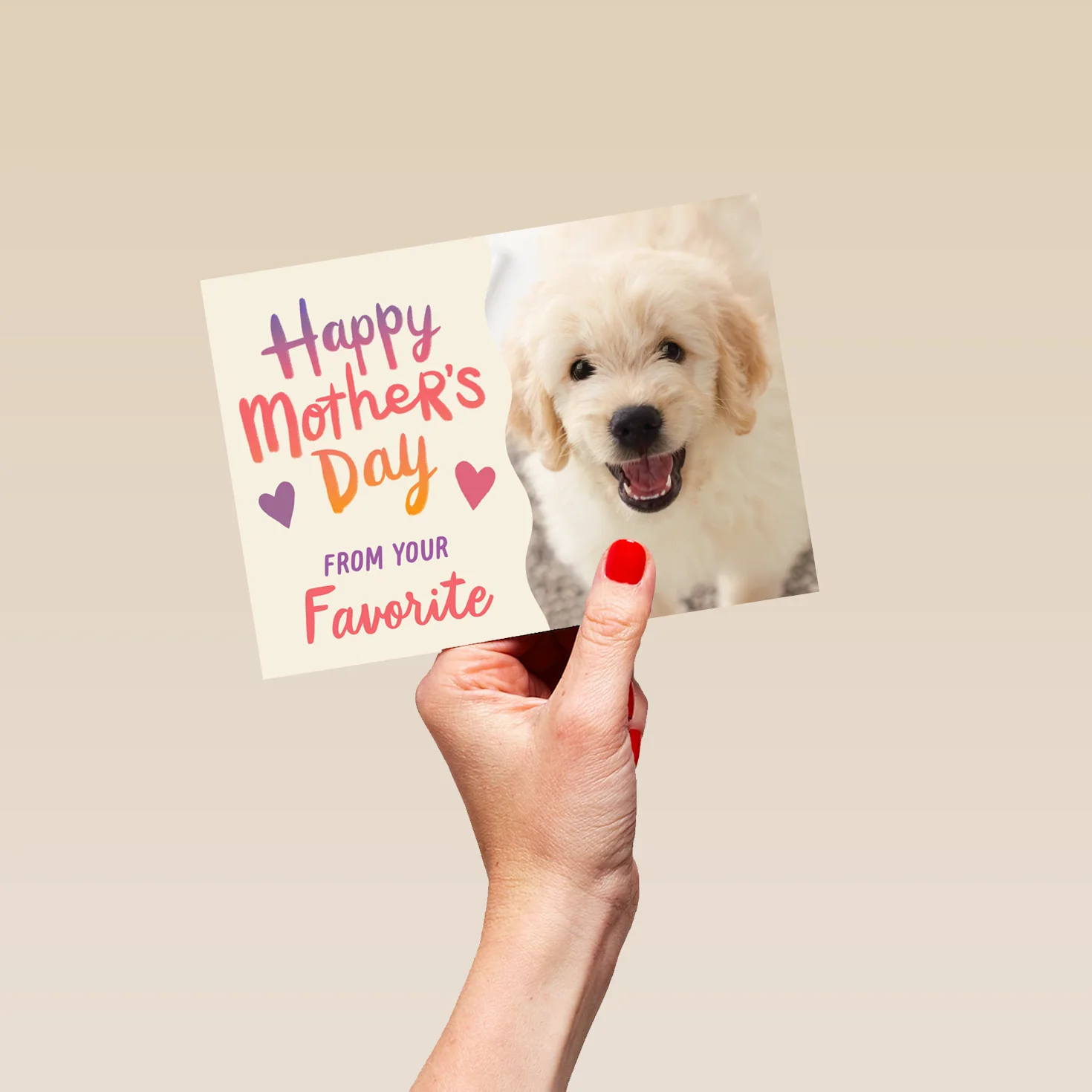 Personalised Photo Upload Mother's Day Card from Your Favourite - Image 5