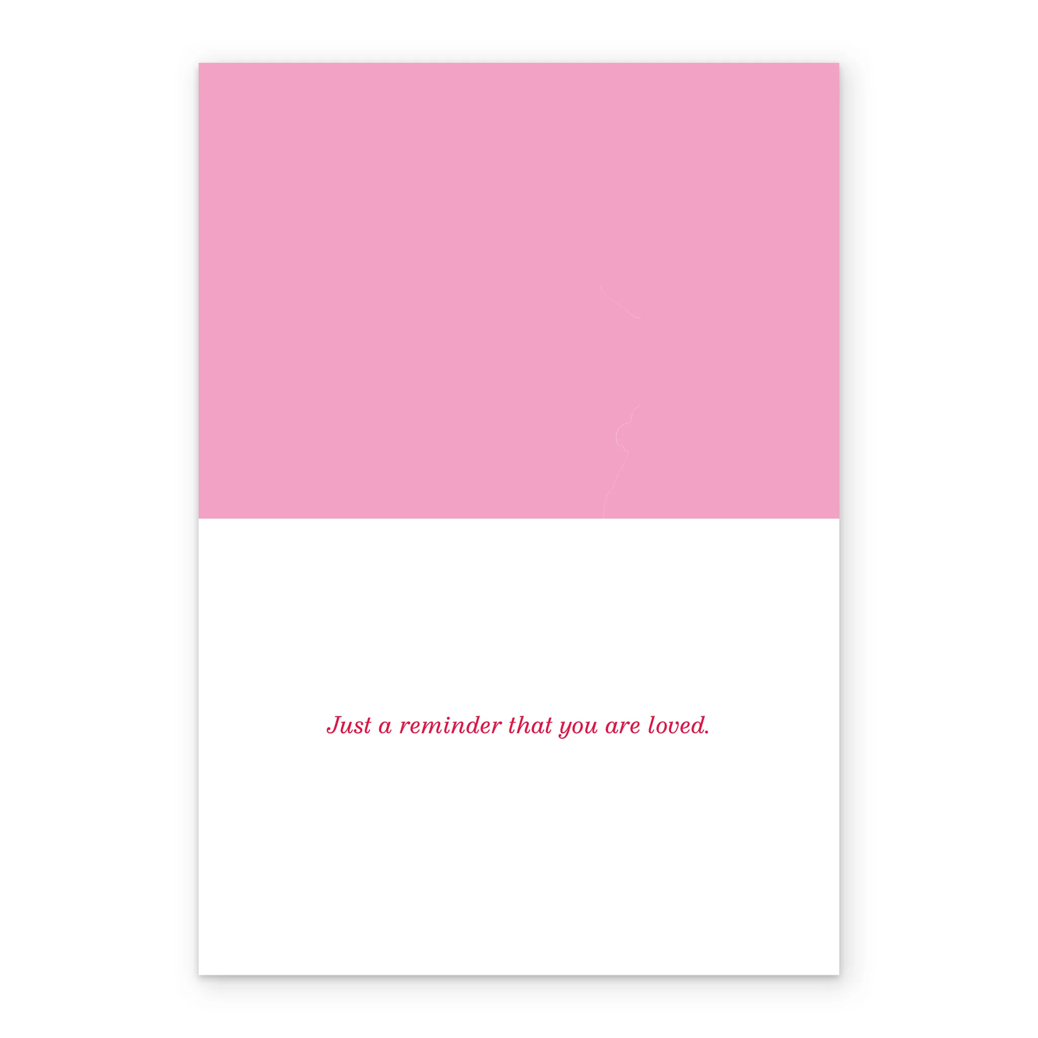 Personalised Photo Upload Pink Typography Word Art Anniversary Card - Image 3