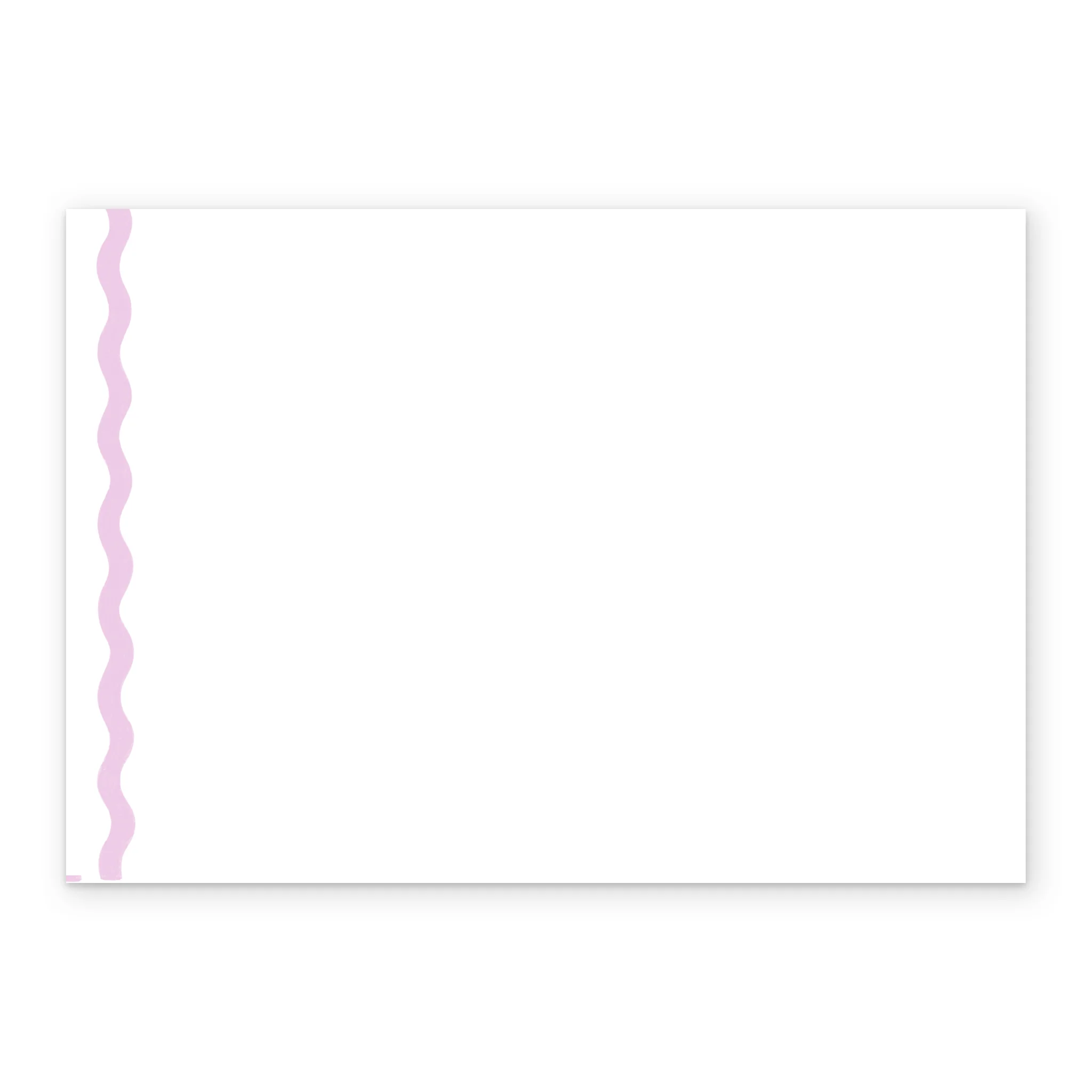 Personalised Photo Upload Pink Wavy Border Just to Say Card - Image 3