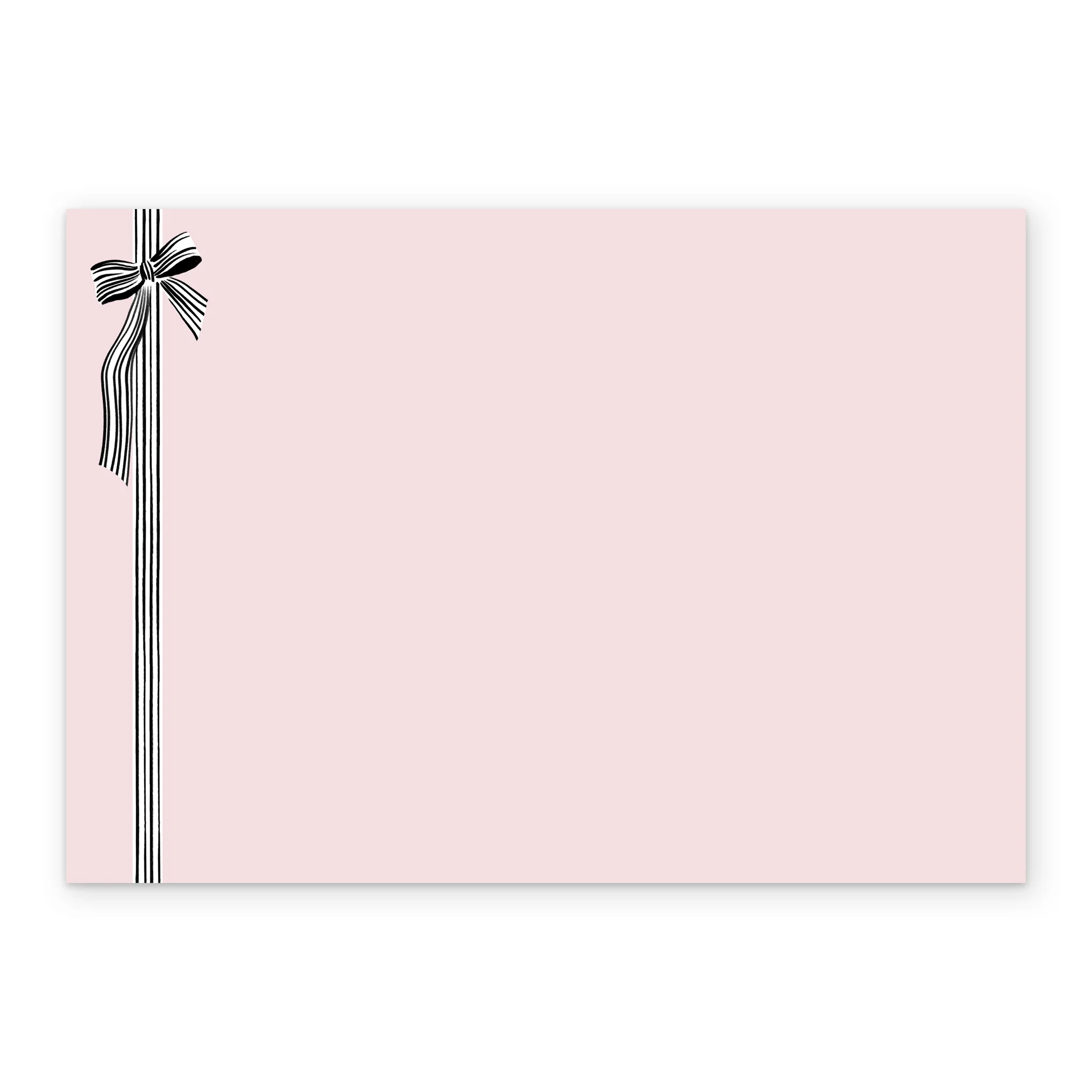 Personalised Photo Upload Pink with Bow Birthday Card - Image 3