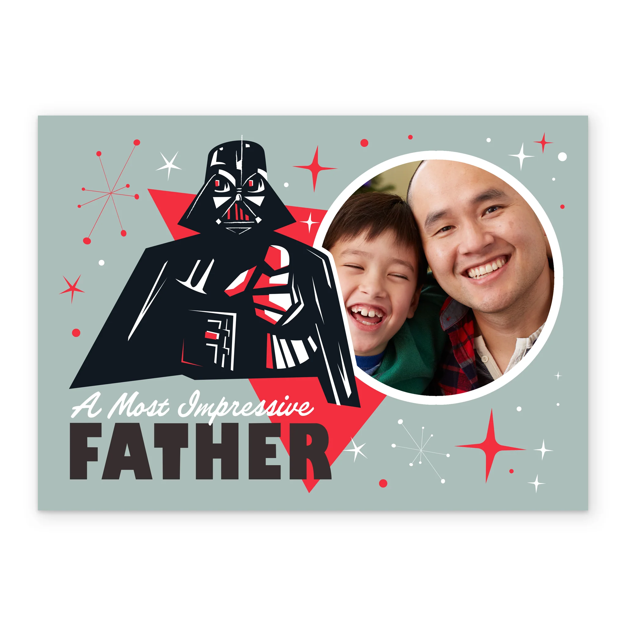 Personalised Photo Upload Star Wars™ Darth Vader Birthday Card for Dad - Image 2