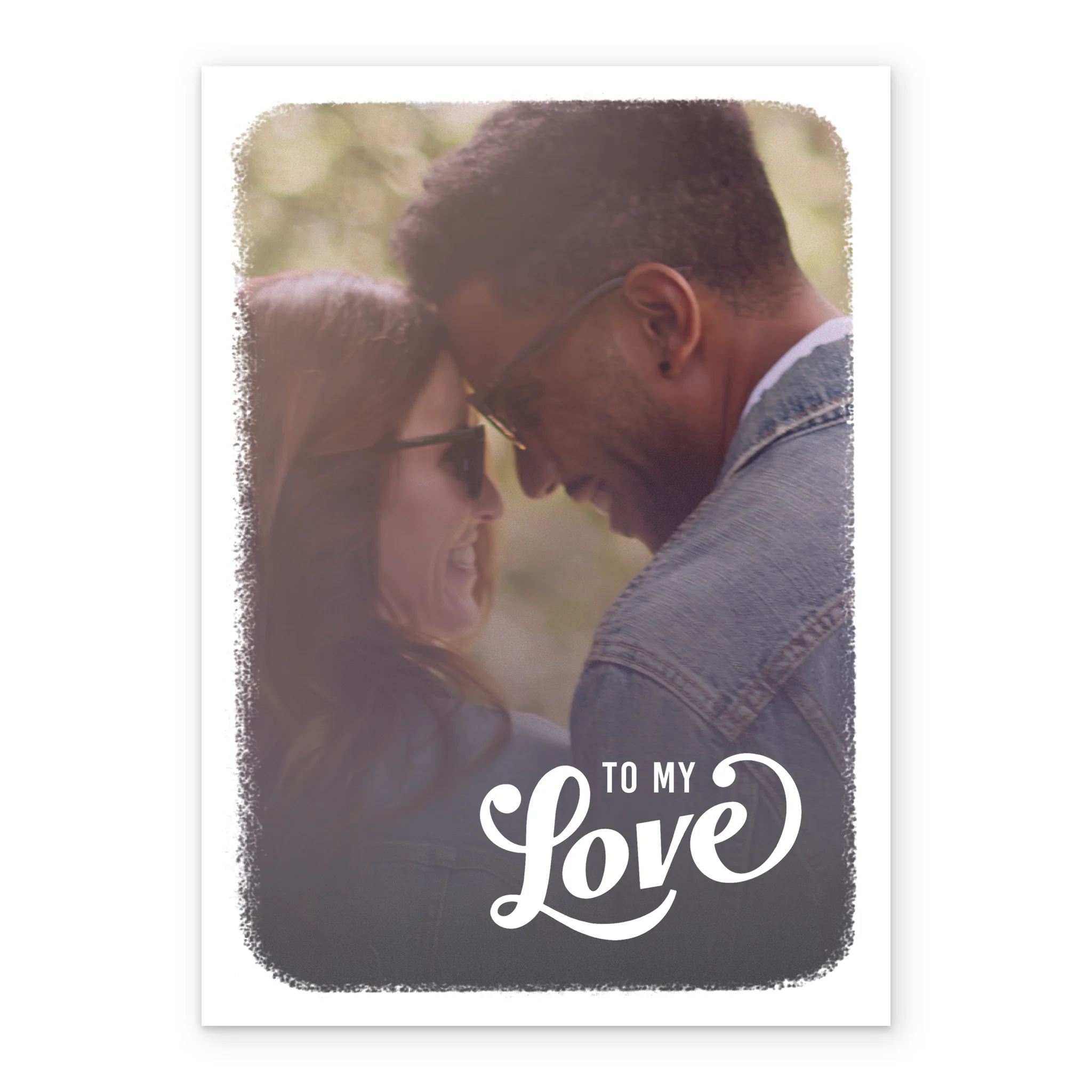 Personalised Photo Upload 'To My Love' Anniversary Card - Image 2