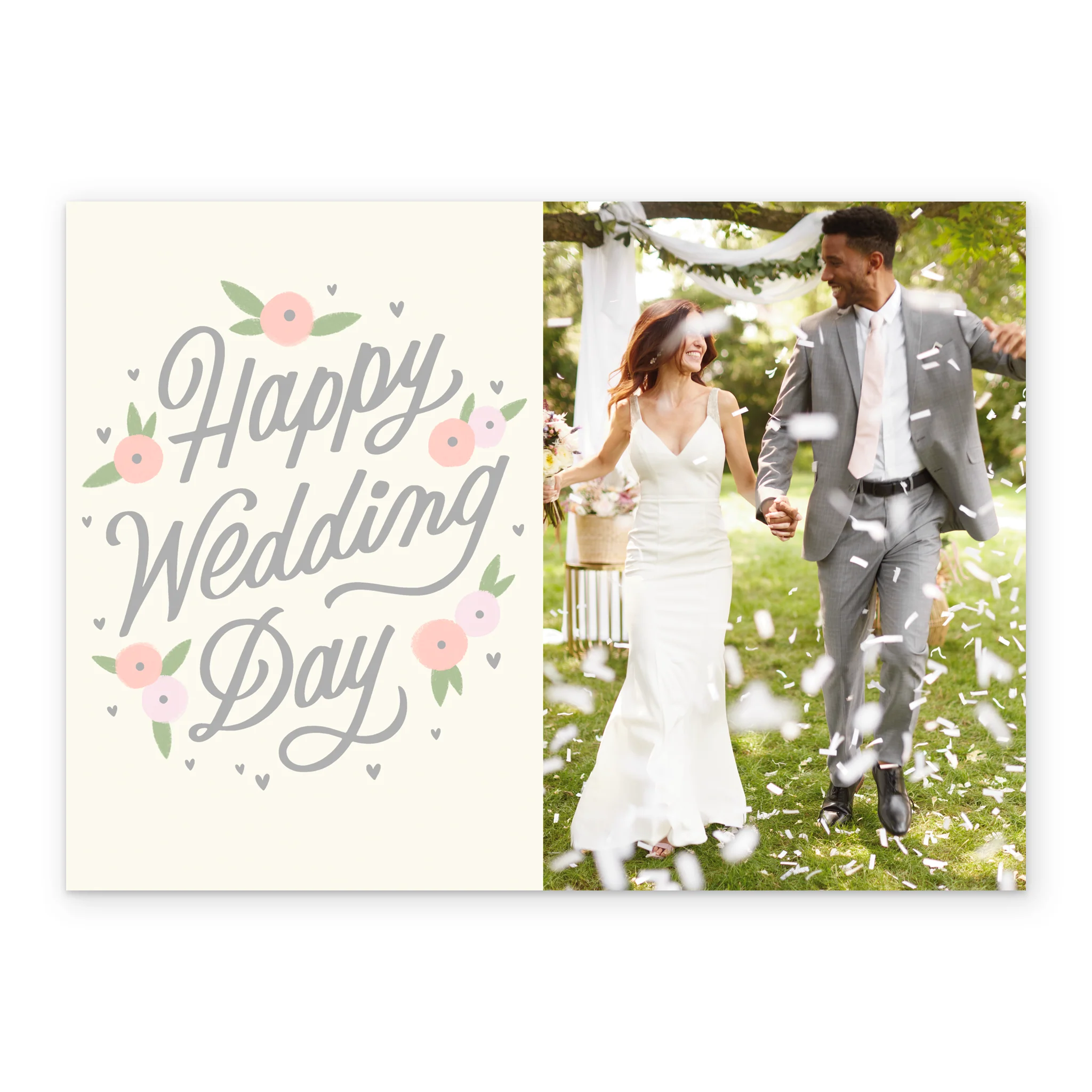 Personalised Photo Upload Wedding Card - Image 2