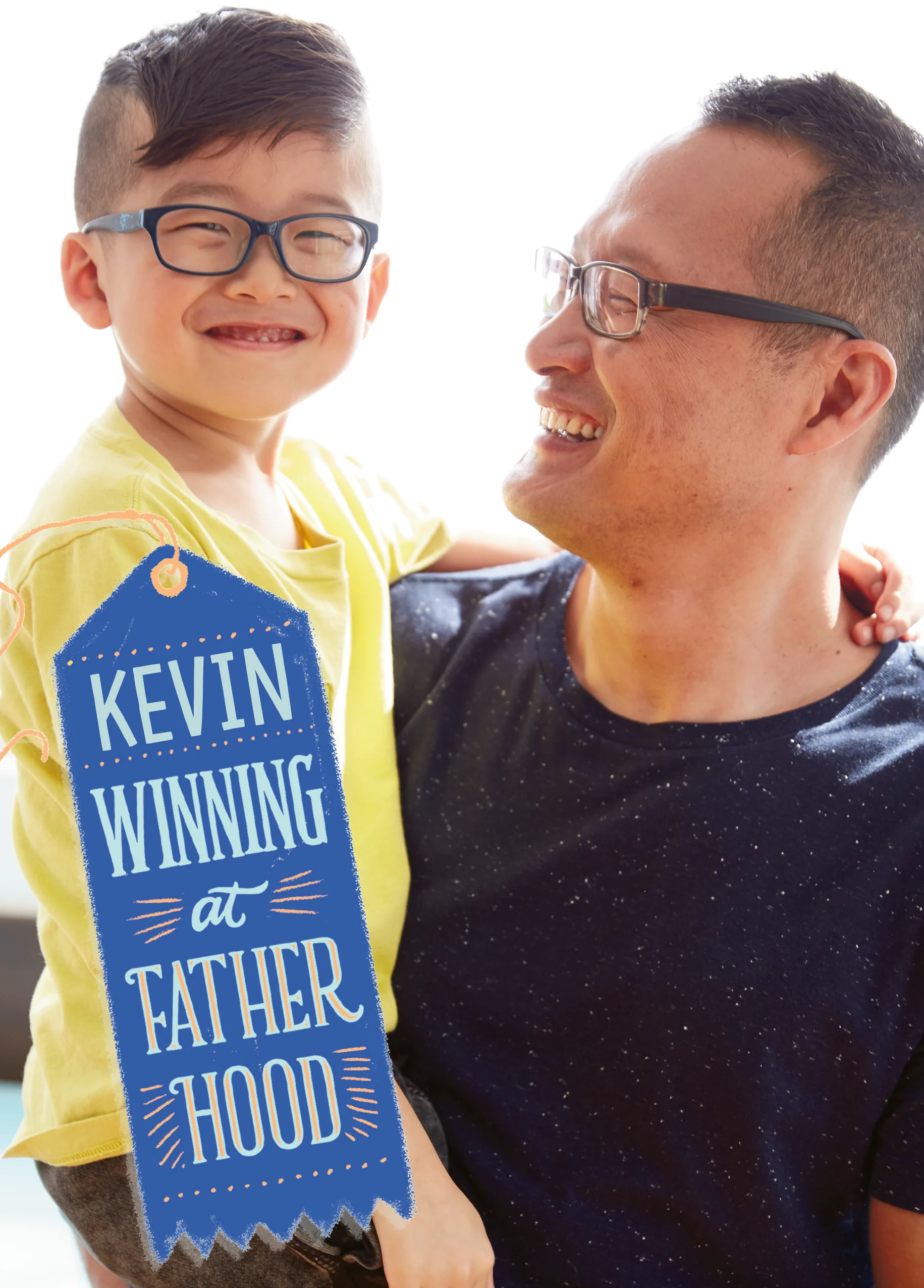 Personalised Photo Upload Winning Tag Father's Day Card