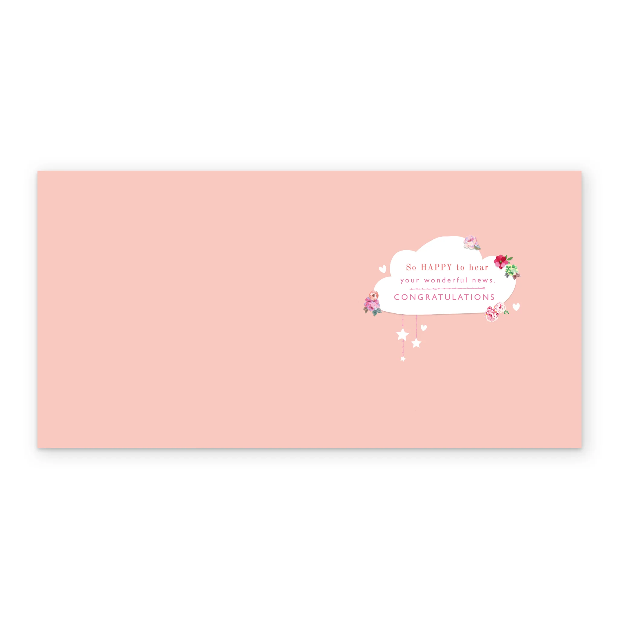 Personalised Pink Elephant New Baby Girl Card - Image 3