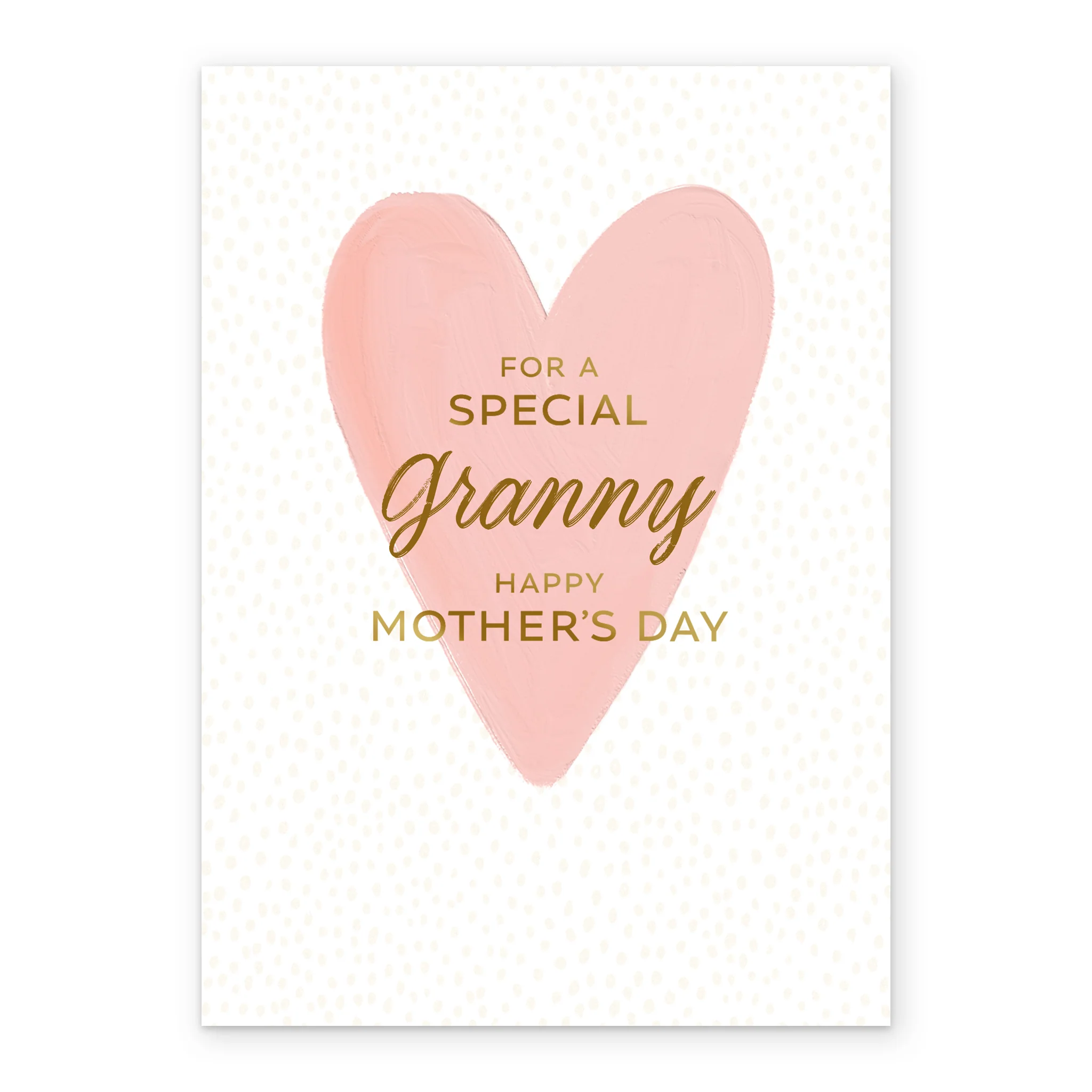 Personalised Pink Heart Design Mother's Day Card for Granny - Image 2