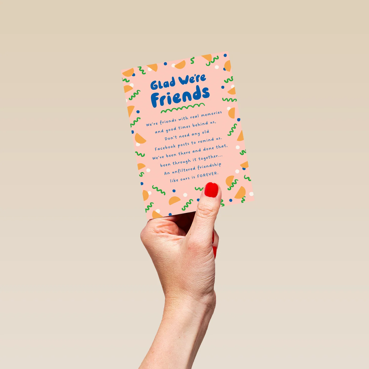 Personalised Pink Heartfelt Birthday Card for Friend - Image 4