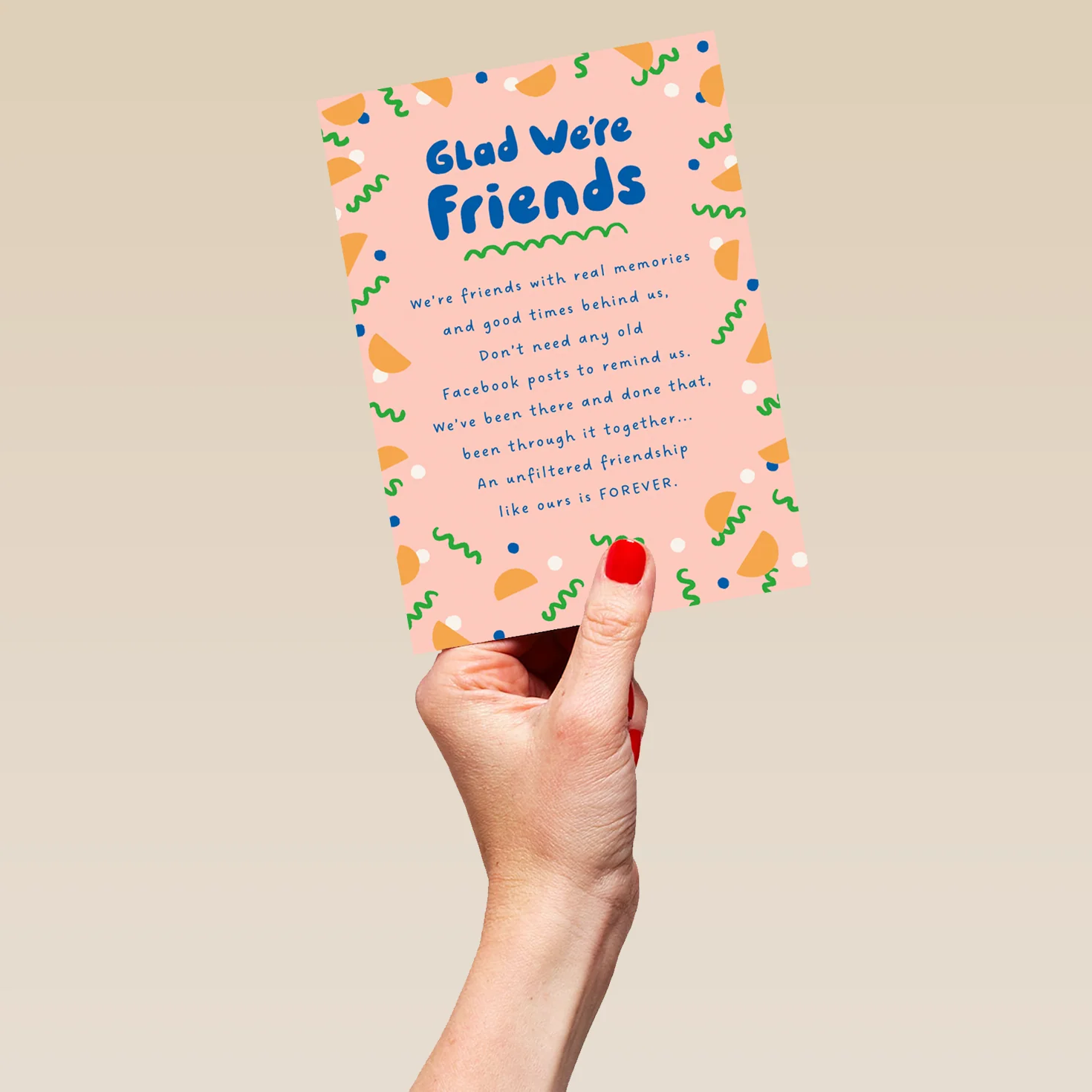 Personalised Pink Heartfelt Birthday Card for Friend - Image 5