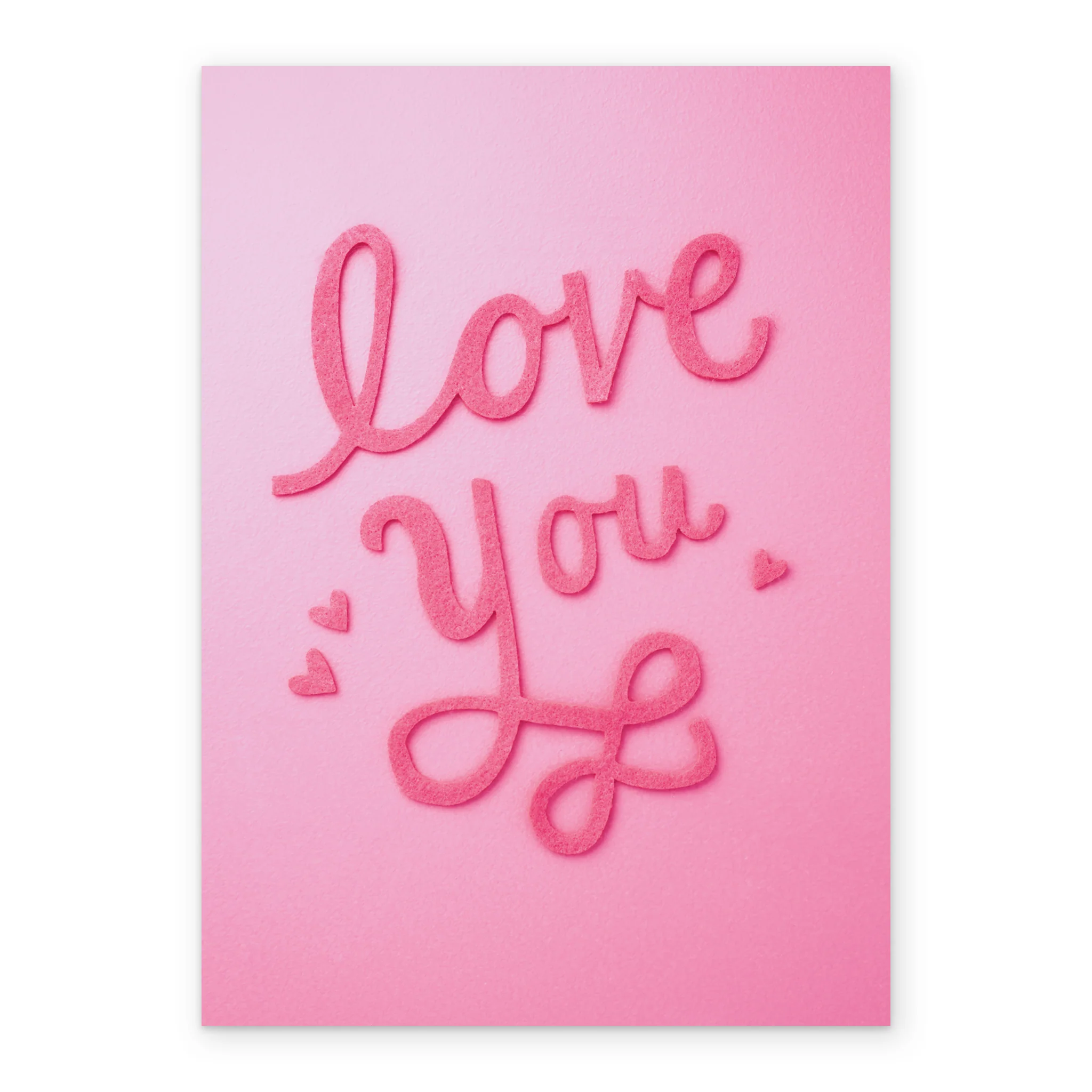 Personalised Pink I Love You Valentine's Day Card - Image 2