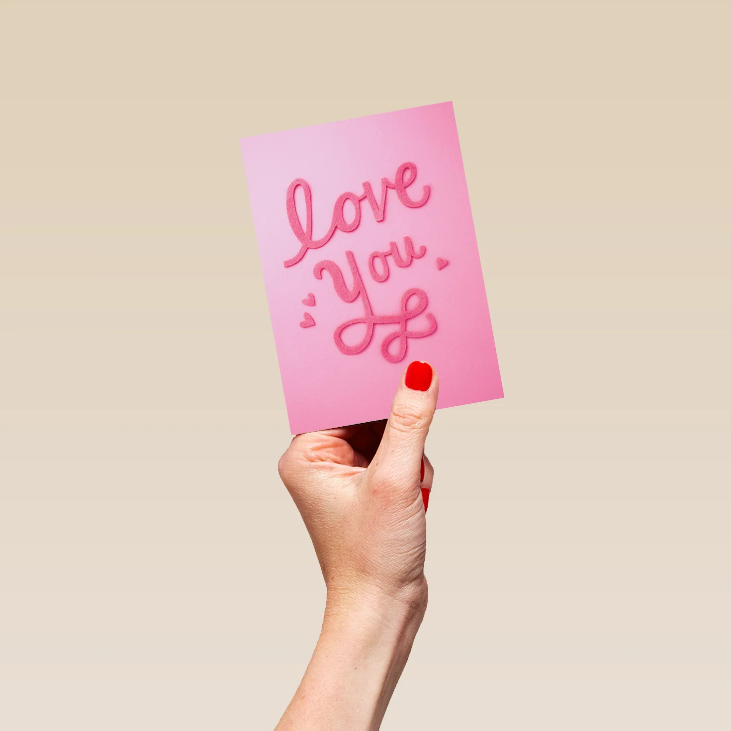 Personalised Pink I Love You Valentine's Day Card - Image 4