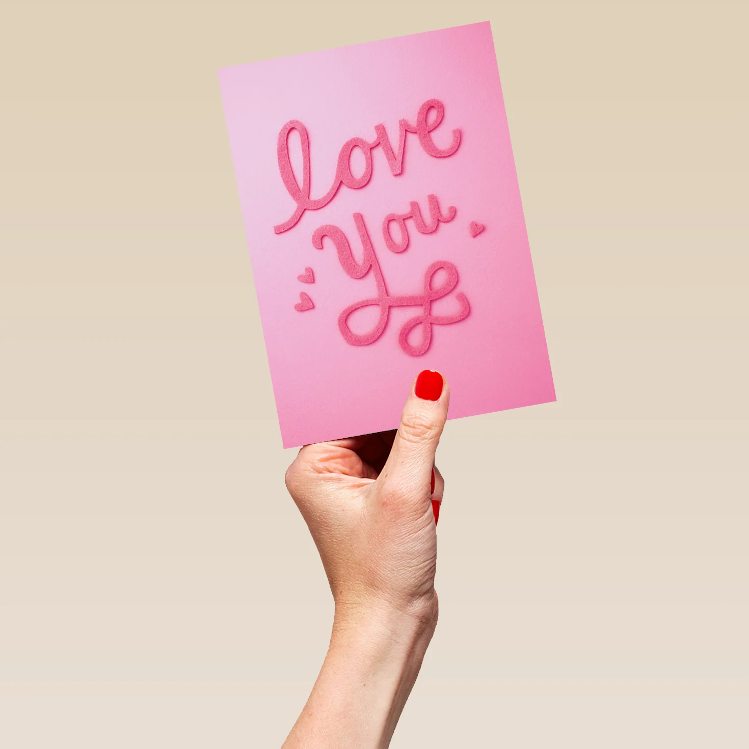 Personalised Pink I Love You Valentine's Day Card - Image 5