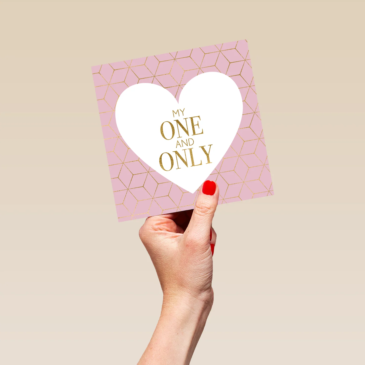 Personalised Pink 'My One And Only' Valentine's Day Card - Image 5