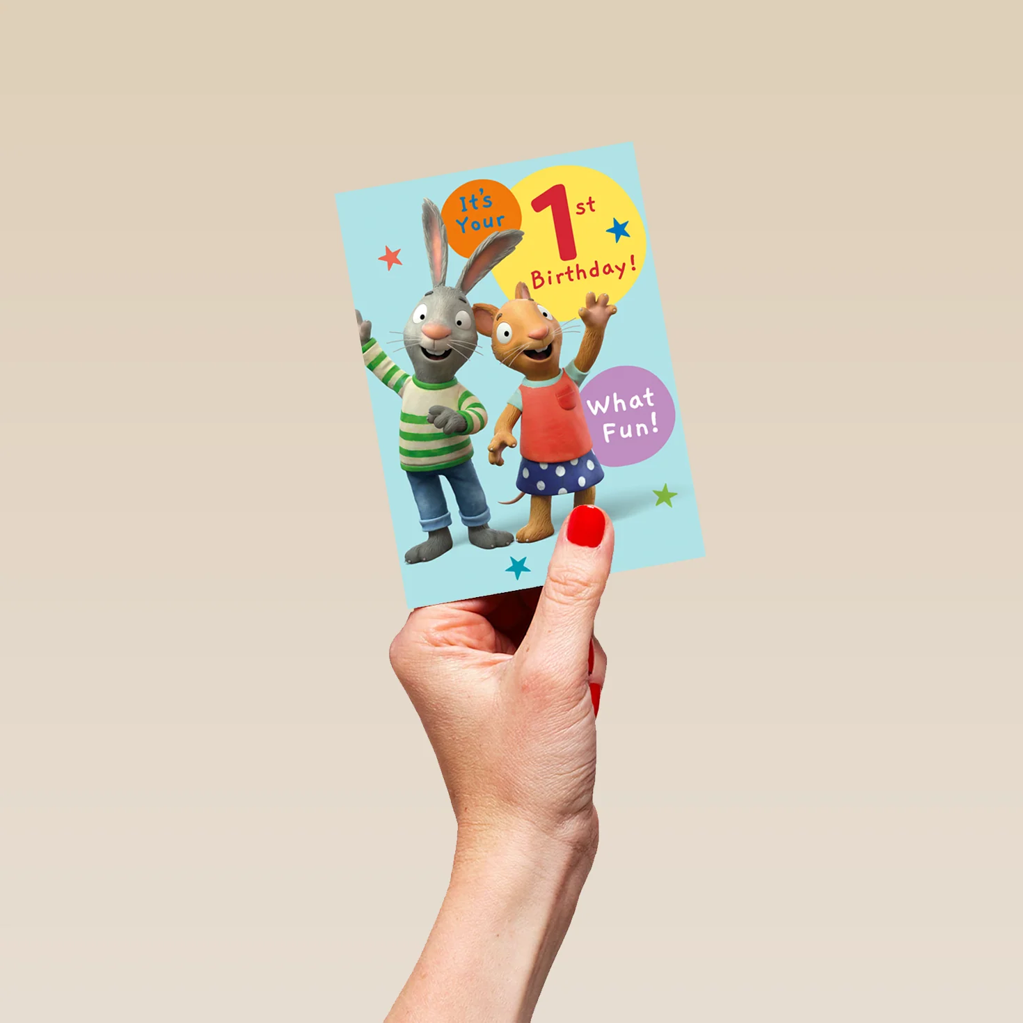 Personalised Pip and Posy 1st Birthday Activity Card - Image 4