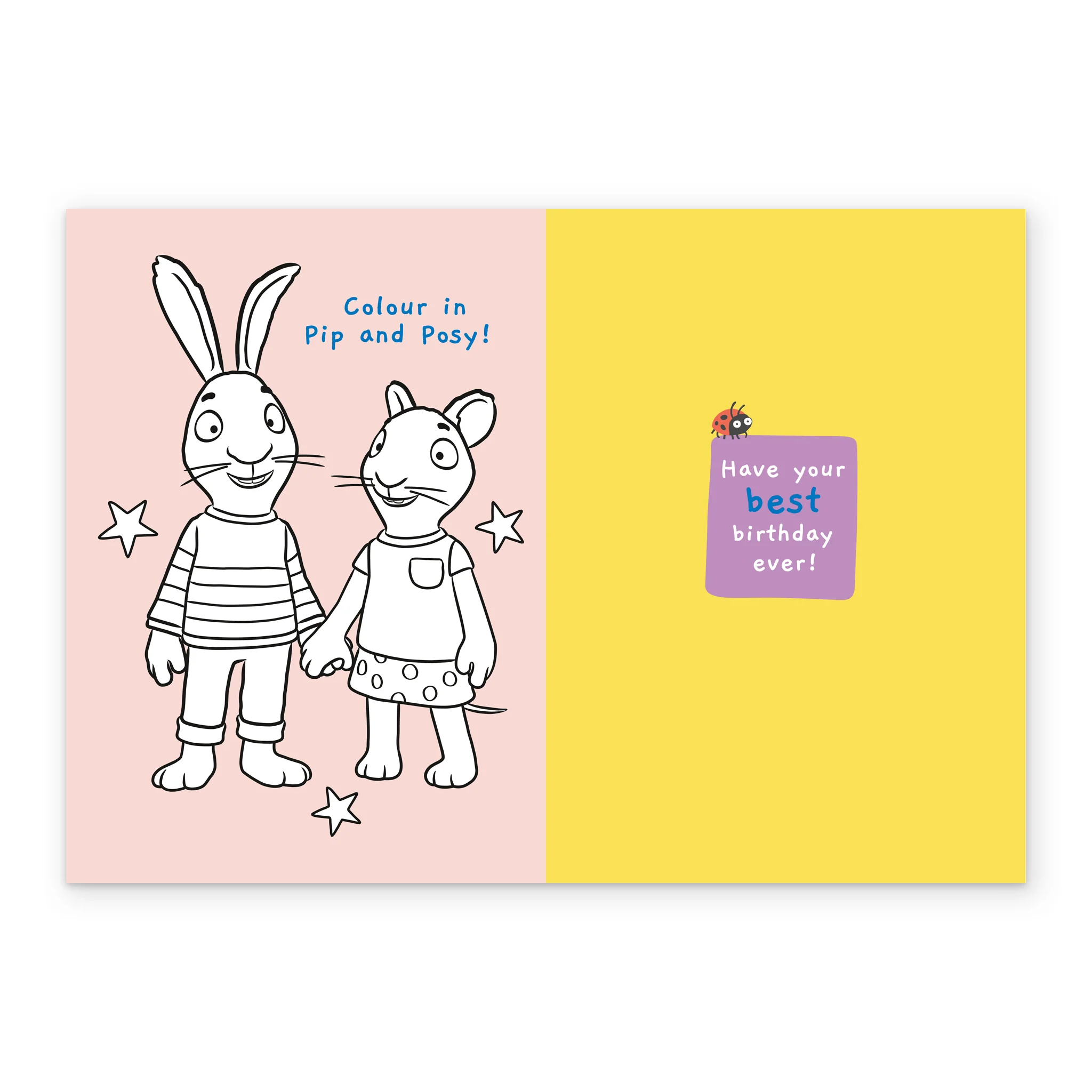 Personalised Pip and Posy Birthday Activity Card for Daughter - Image 3