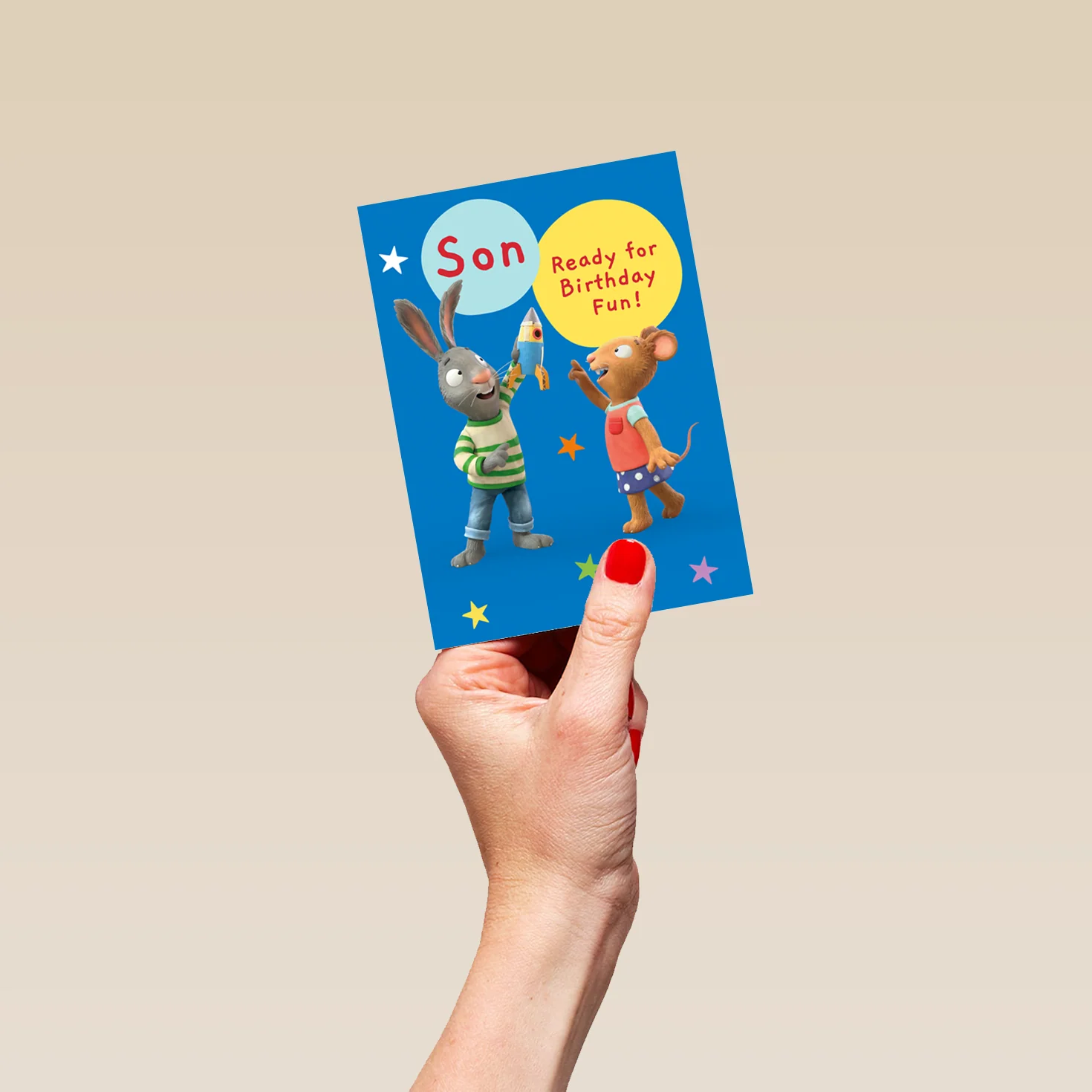 Personalised Pip and Posy Birthday Activity Card for Son - Image 4