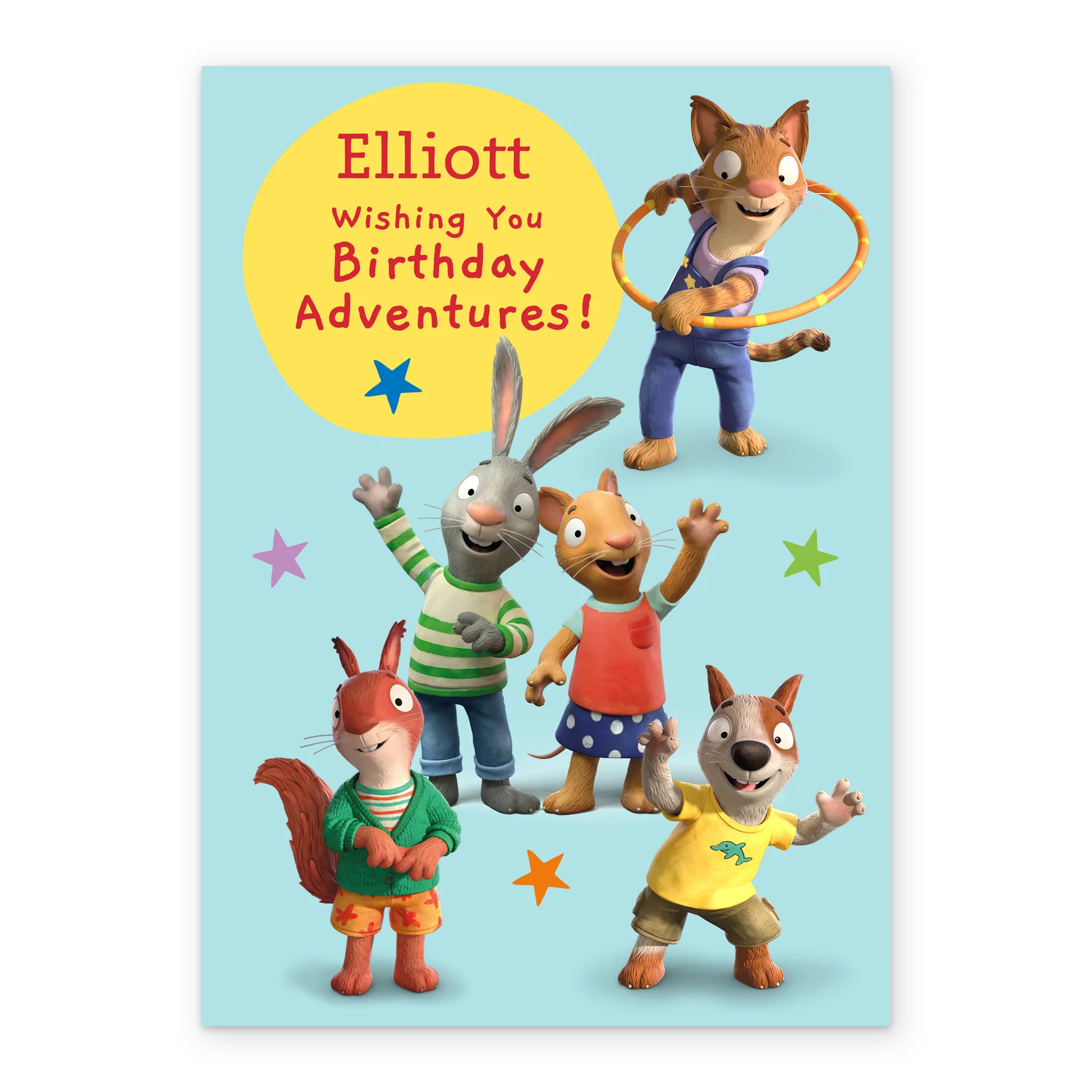 Personalised Pip and Posy Kids' Birthday Activity Card - Image 2