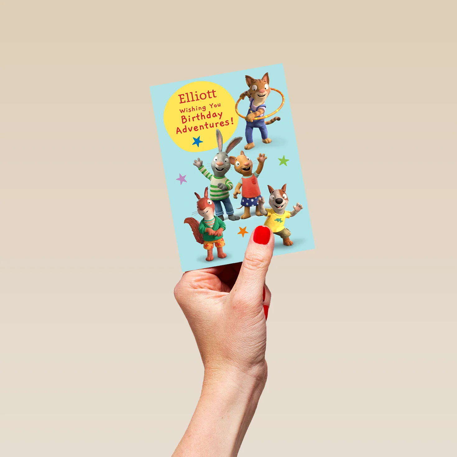 Personalised Pip and Posy Kids' Birthday Activity Card - Image 4