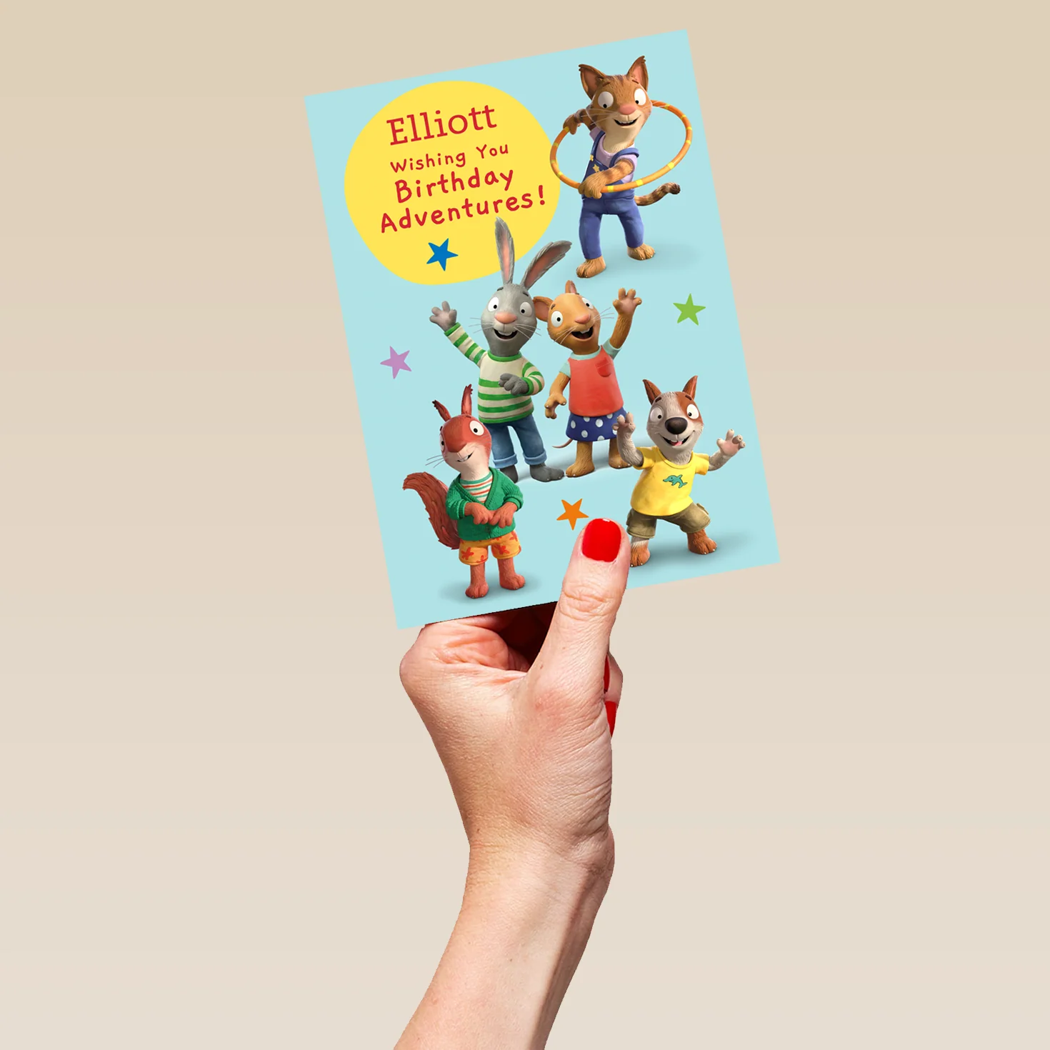Personalised Pip and Posy Kids' Birthday Activity Card - Image 5