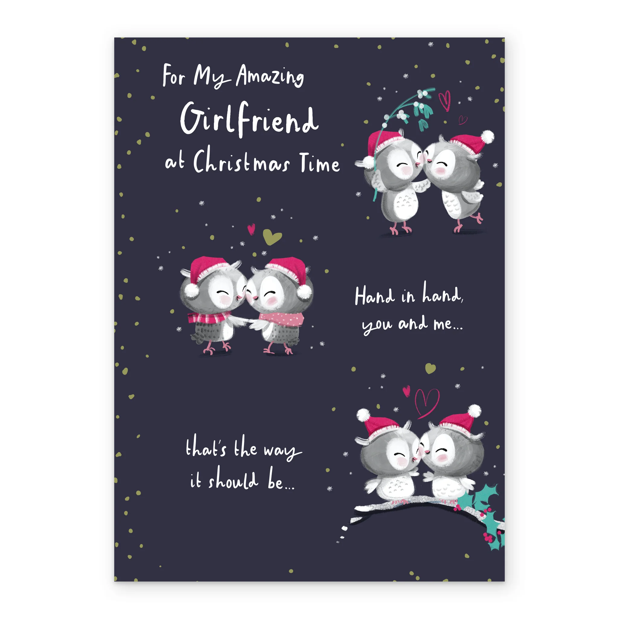 Personalised Poem For Girlfriend Christmas Card - Image 2