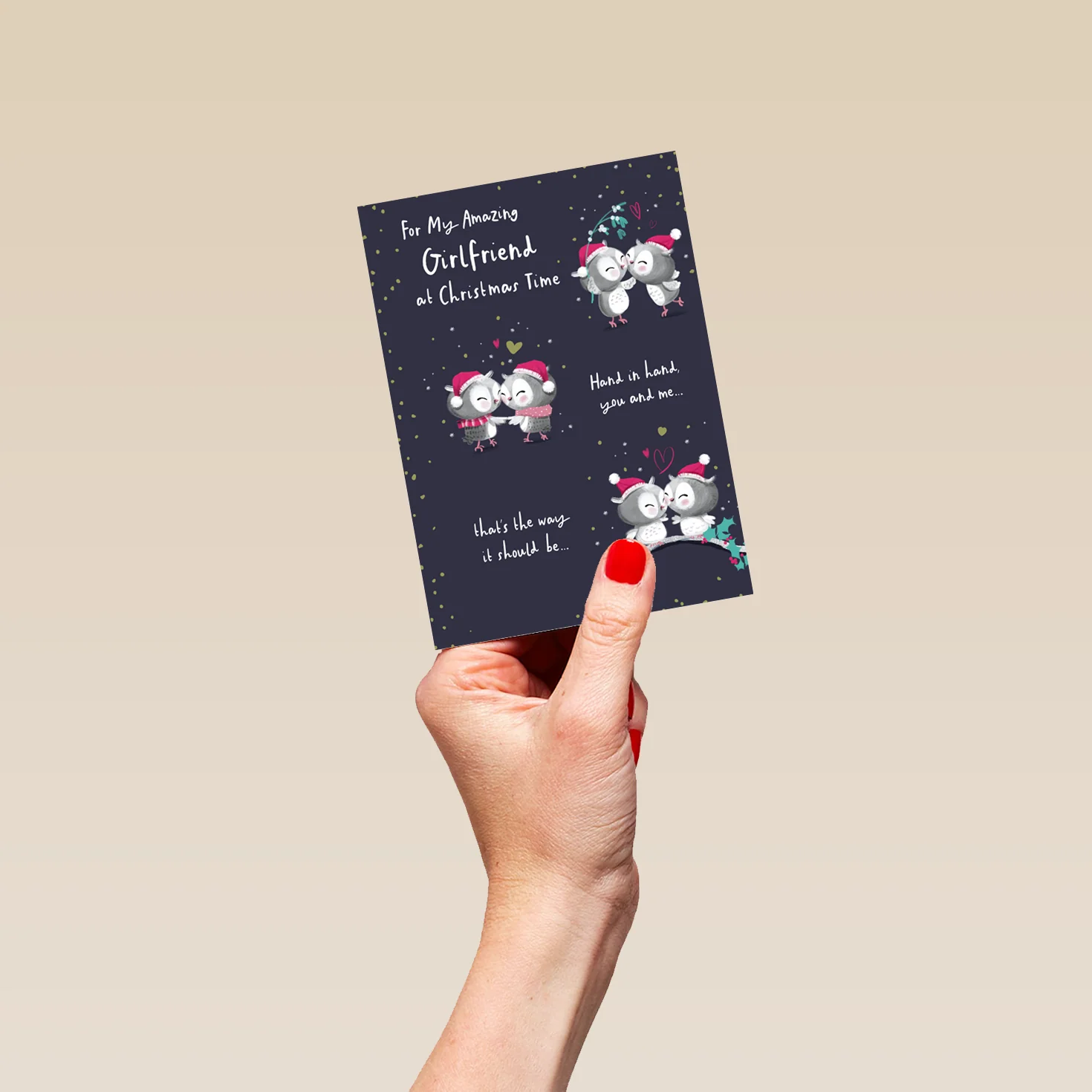 Personalised Poem For Girlfriend Christmas Card - Image 4