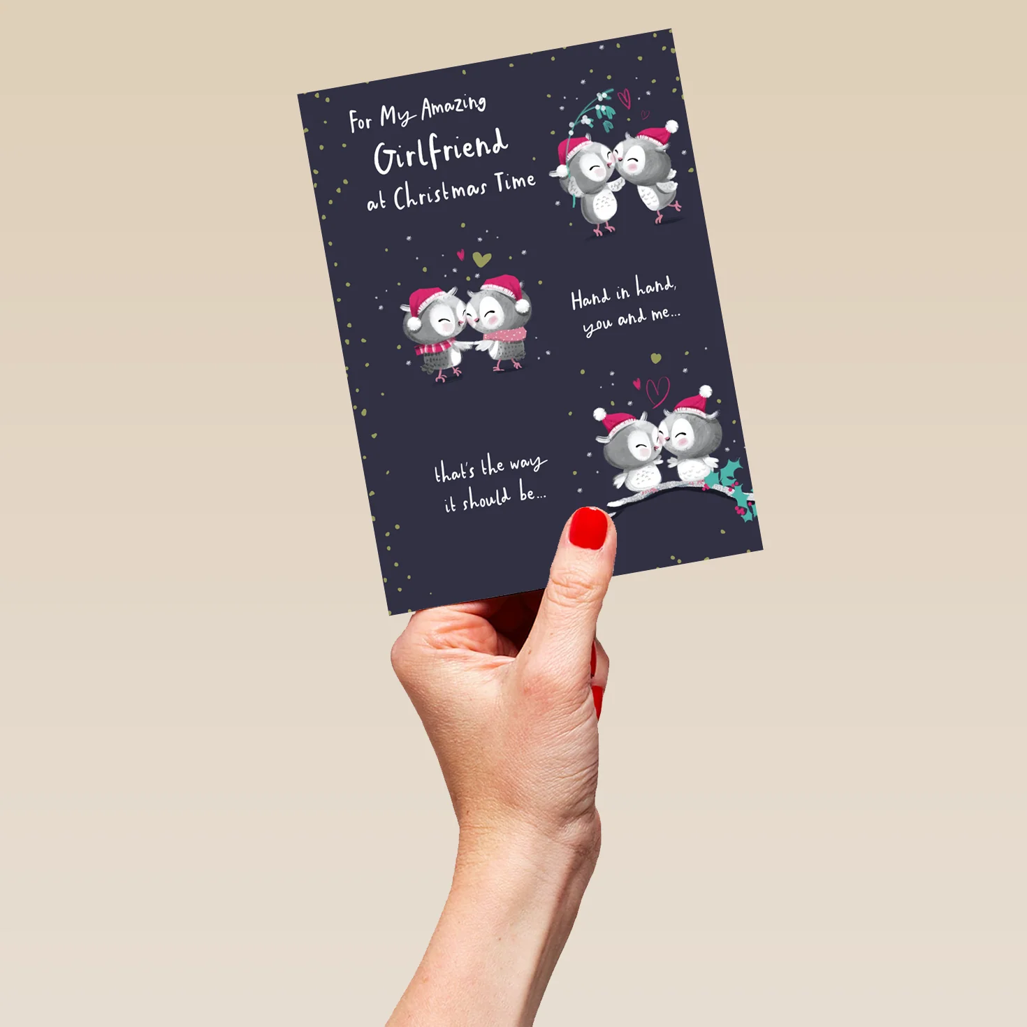 Personalised Poem For Girlfriend Christmas Card - Image 5