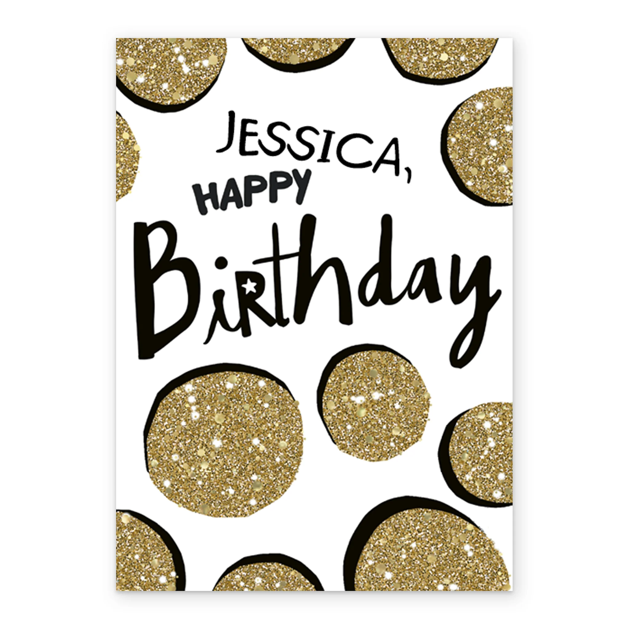 Personalised Polka Dot Birthday Card - Image 2