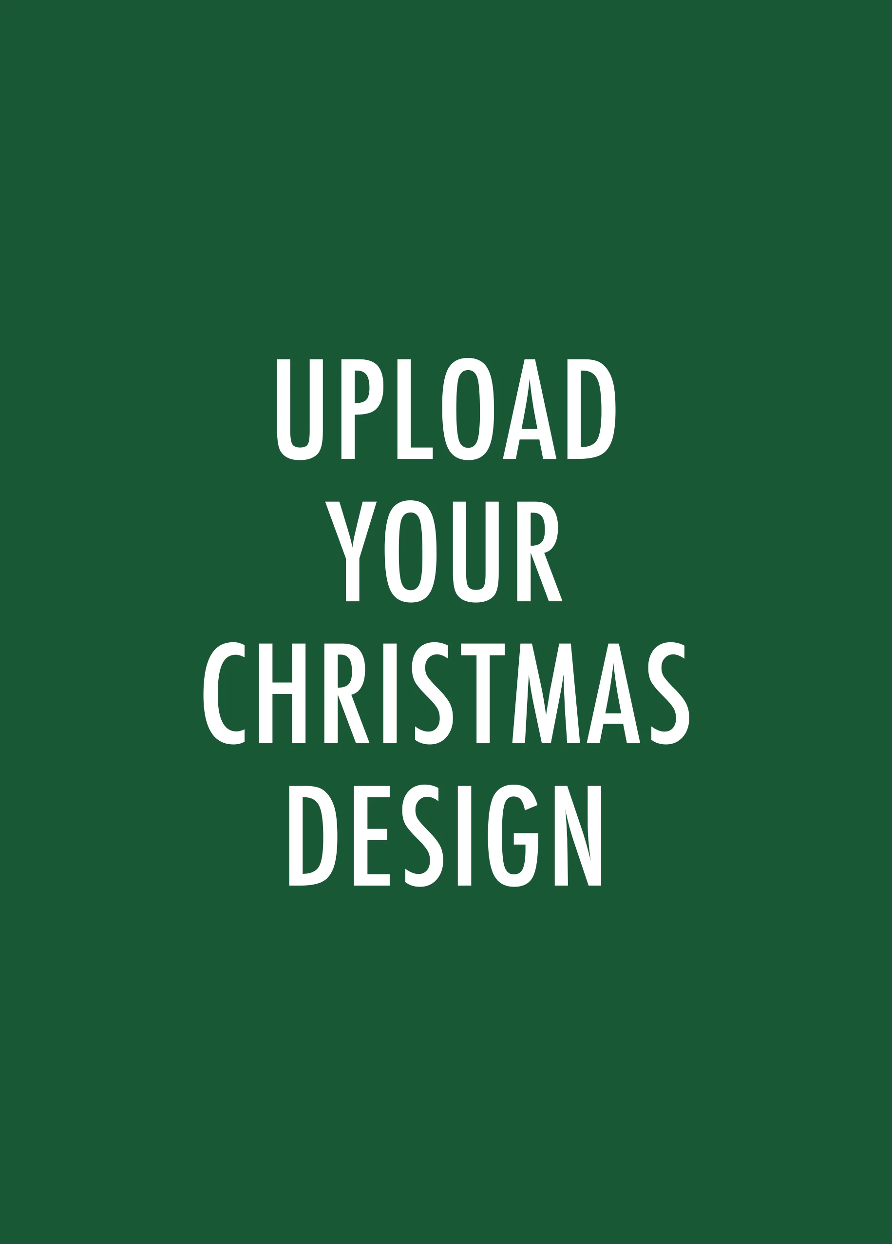 Personalised Portrait Create-Your-Own Photo Christmas Card
