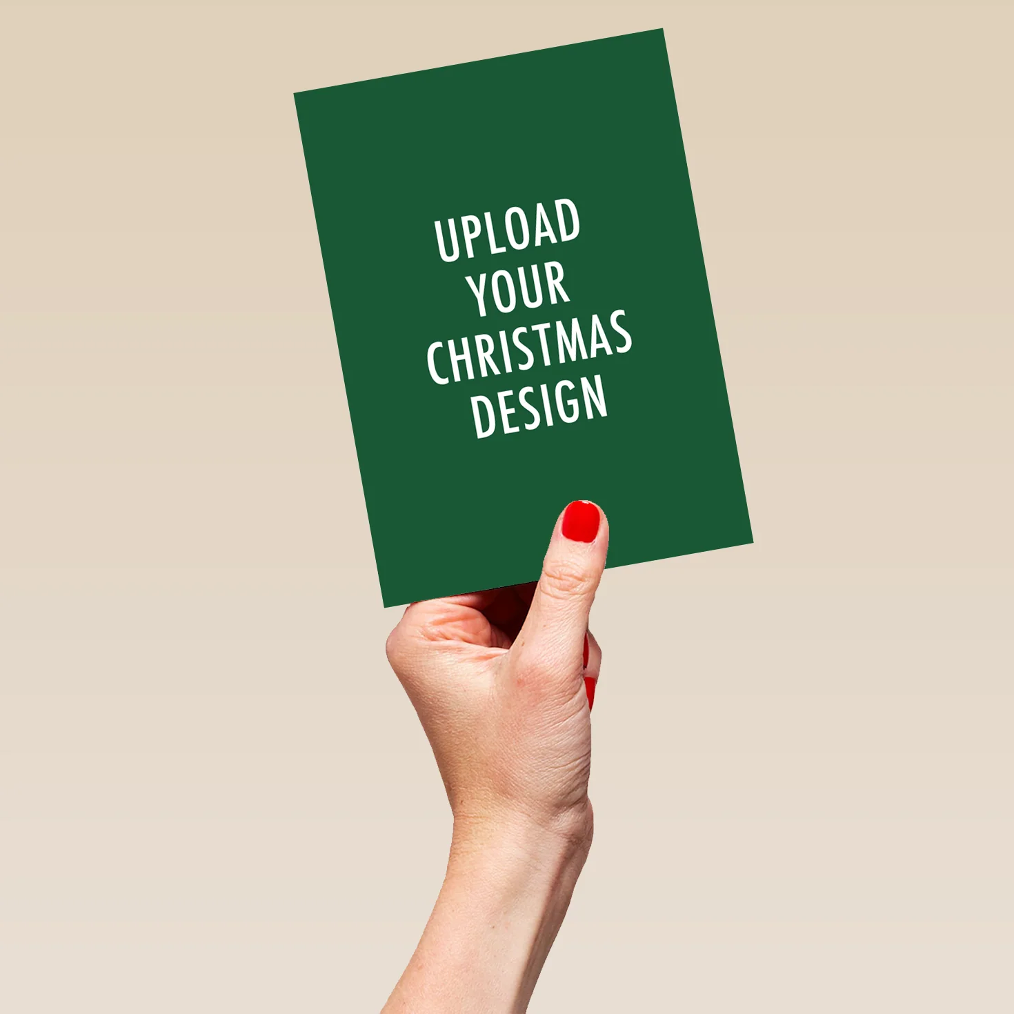 Personalised Portrait Create-Your-Own Photo Christmas Card - Image 5