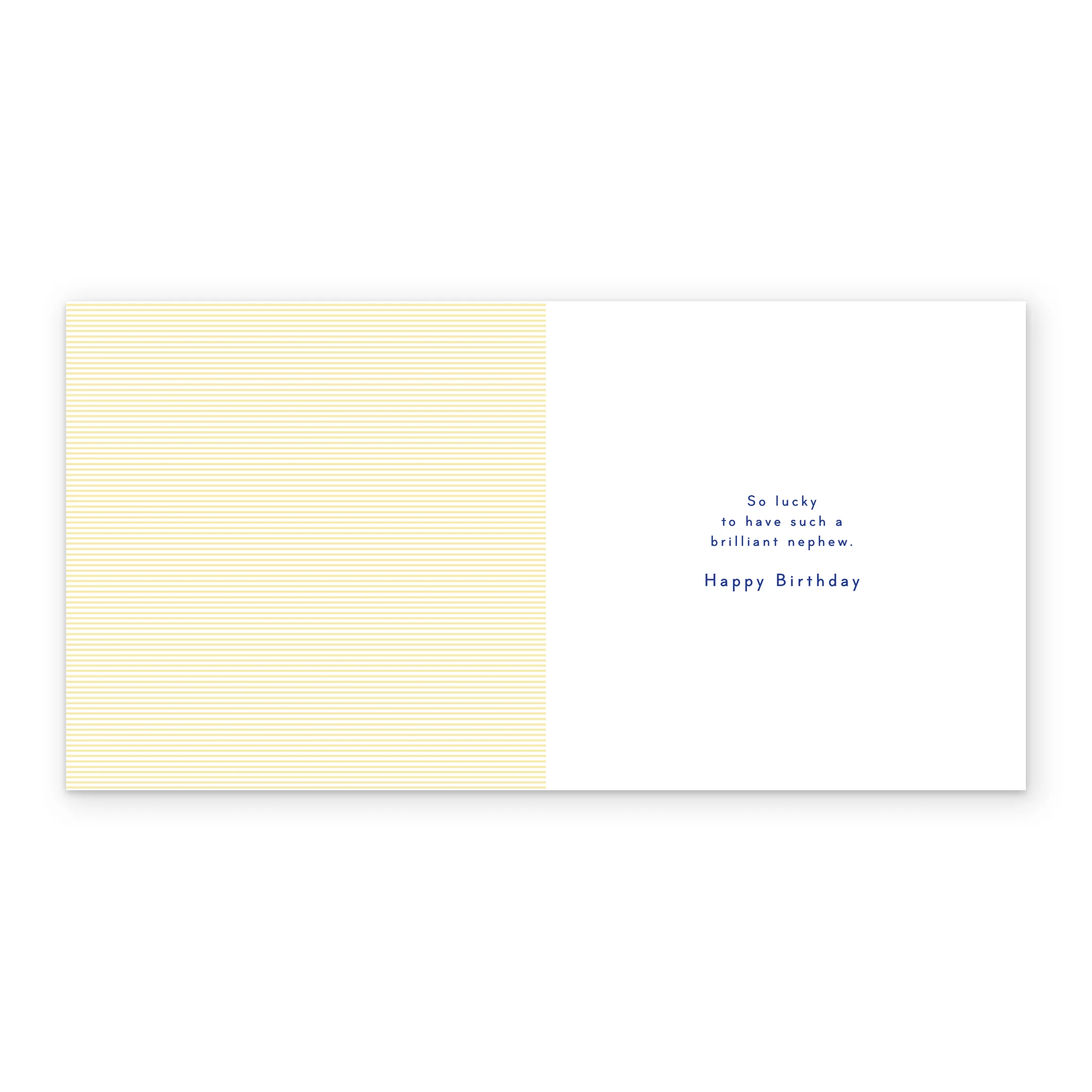 Personalised 'Proud of You' Birthday Card for Nephew - Image 3