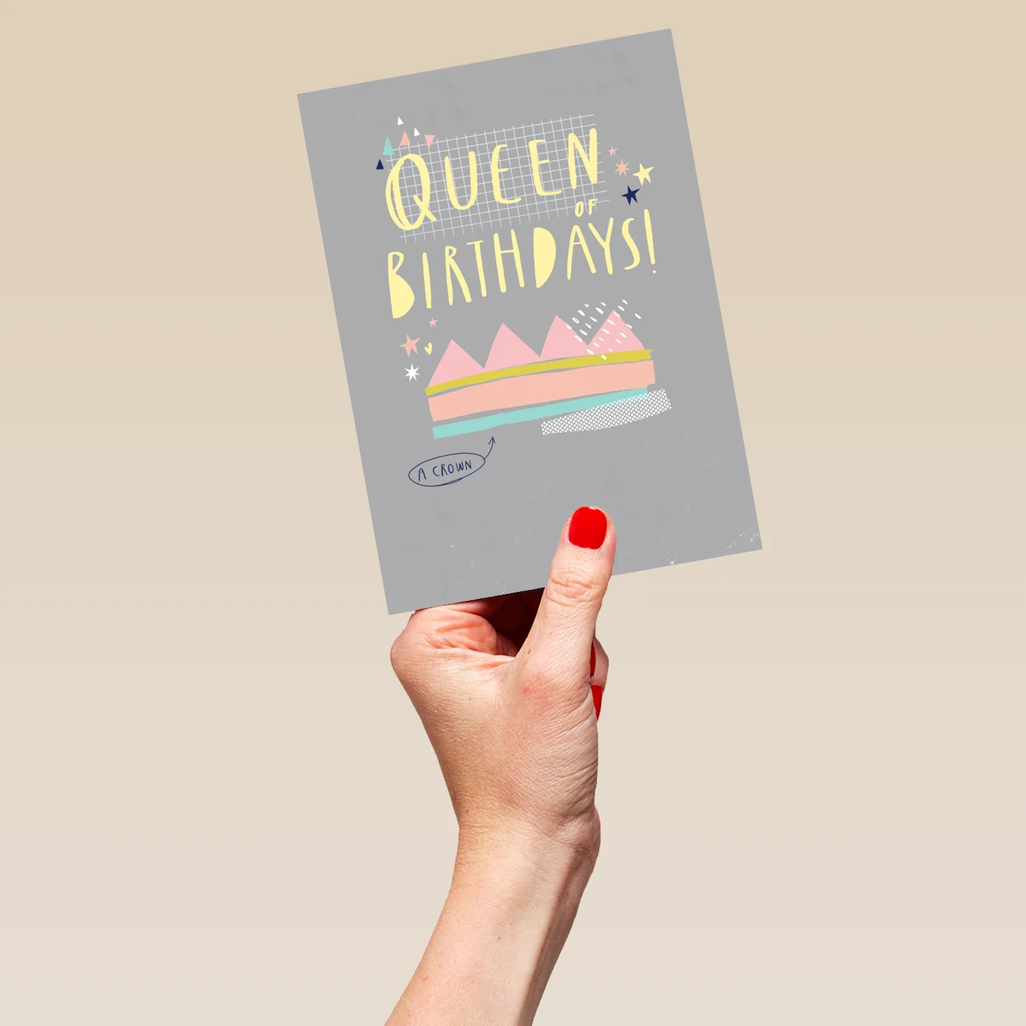 Personalised Queen of Birthdays Card - Image 5