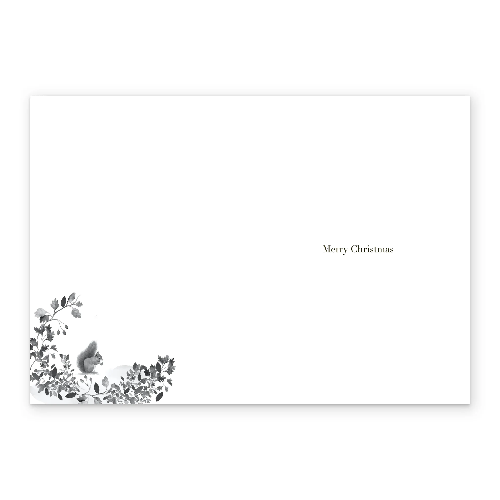 Personalised Rabbits & Festive Florals Christmas Card - Image 3