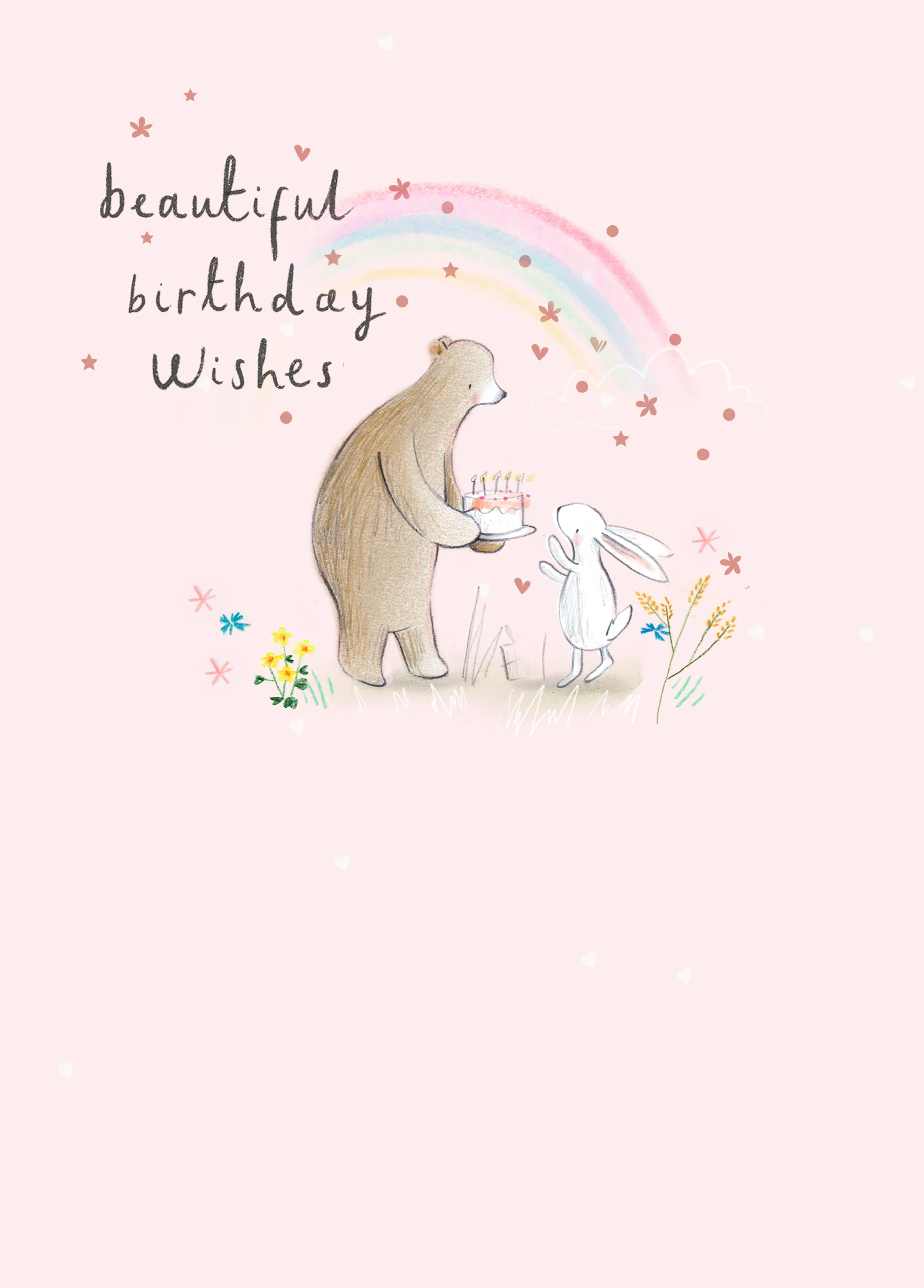Personalised Rainbow Card For Birthday