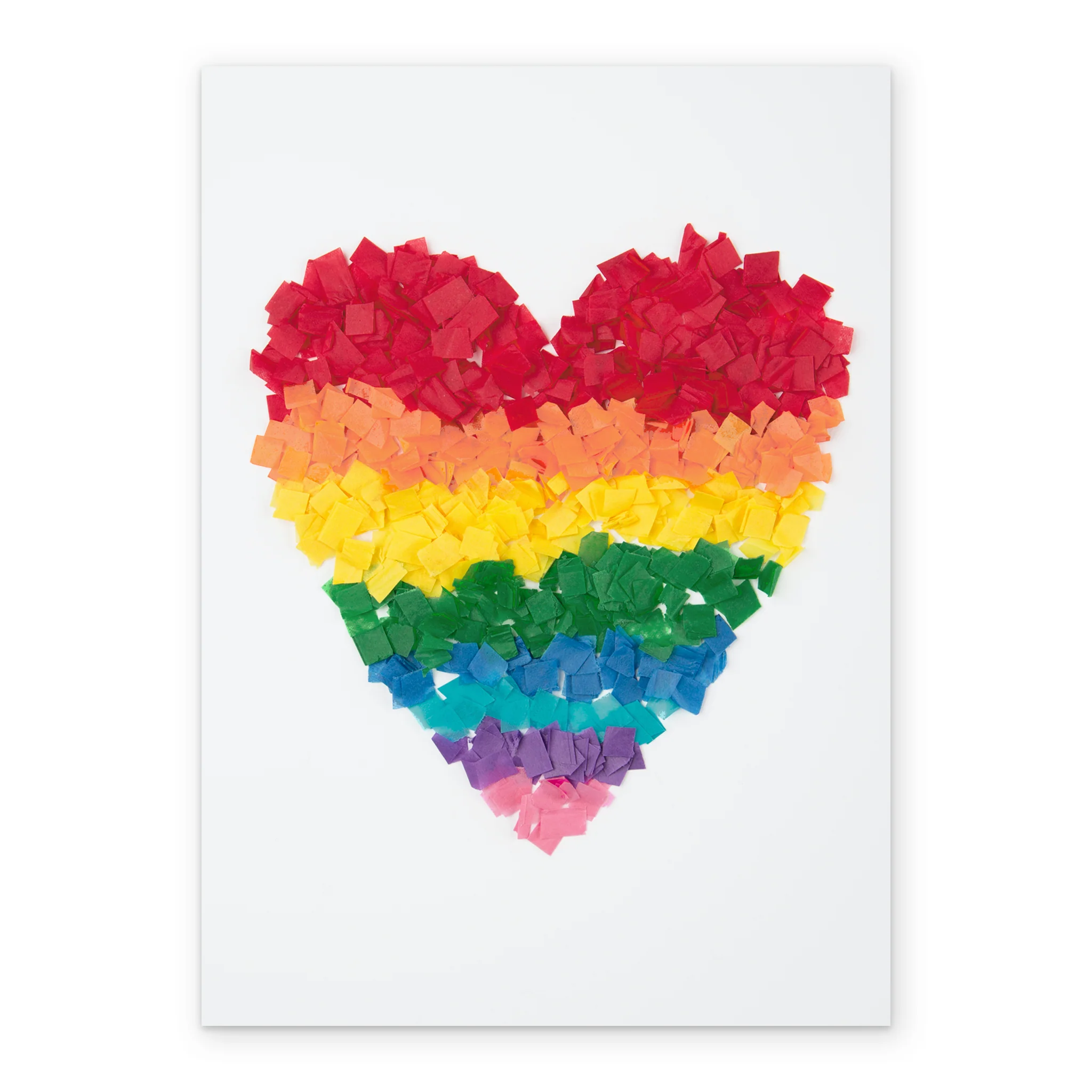 Personalised Rainbow Heart Card - Image 2