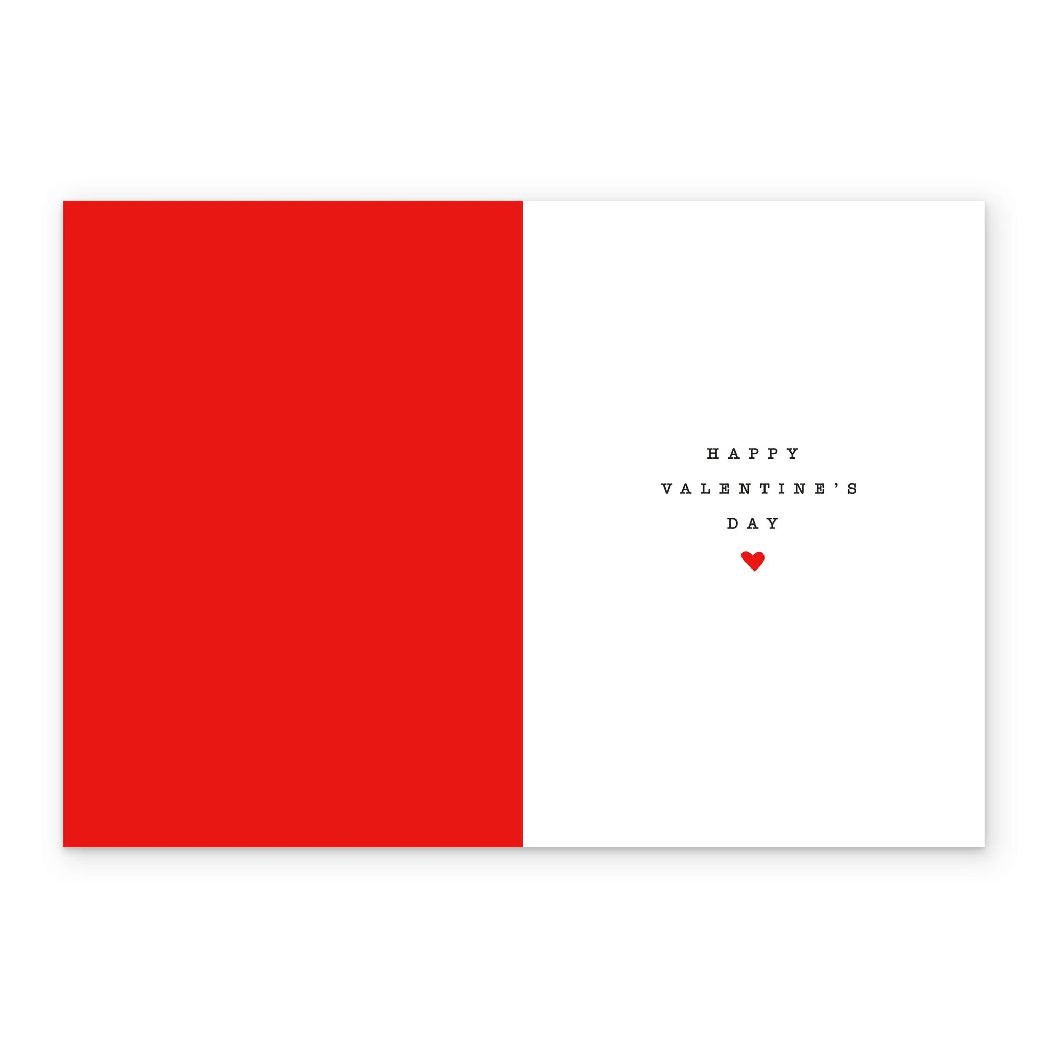 Personalised Rainbow Romance Blue Valentine's Day Card - Image 3