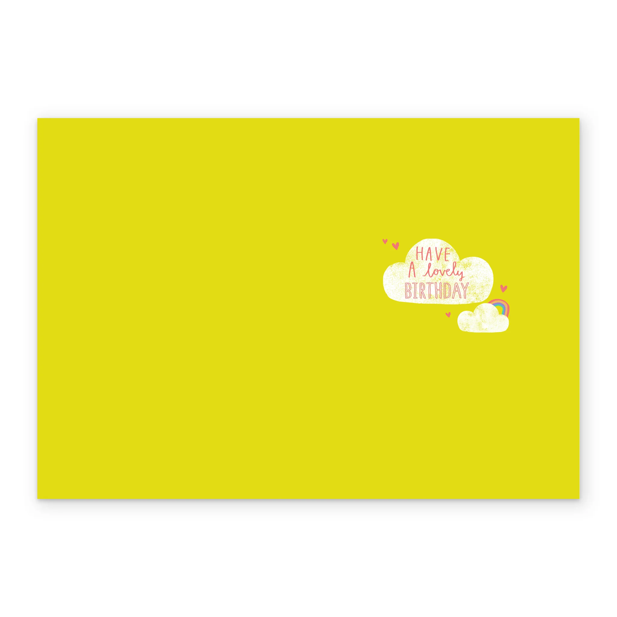 Personalised Rainbow Sunshine Design Photo Card For Mummy - Image 3