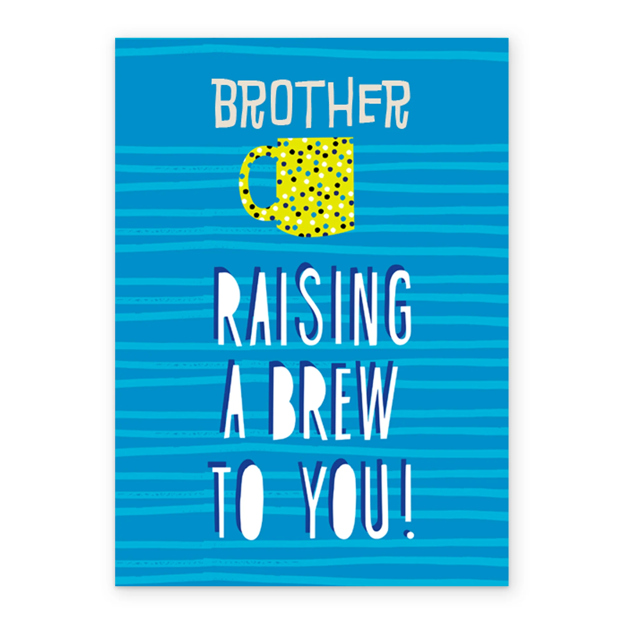 Personalised Raising A Brew For You Birthday Card For Brother - Image 2