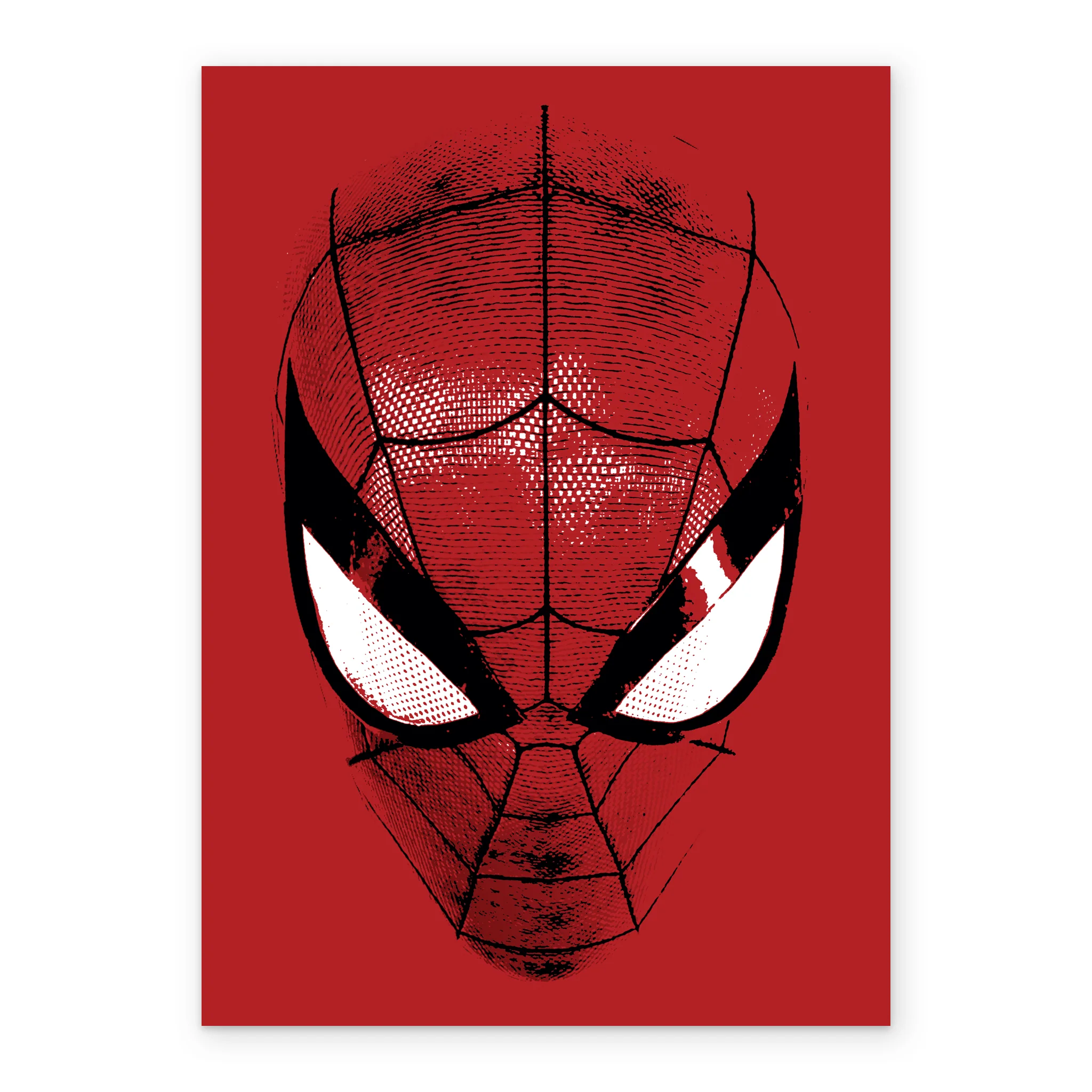 Personalised Red Marvel Spider-Man Mask Card - Image 2