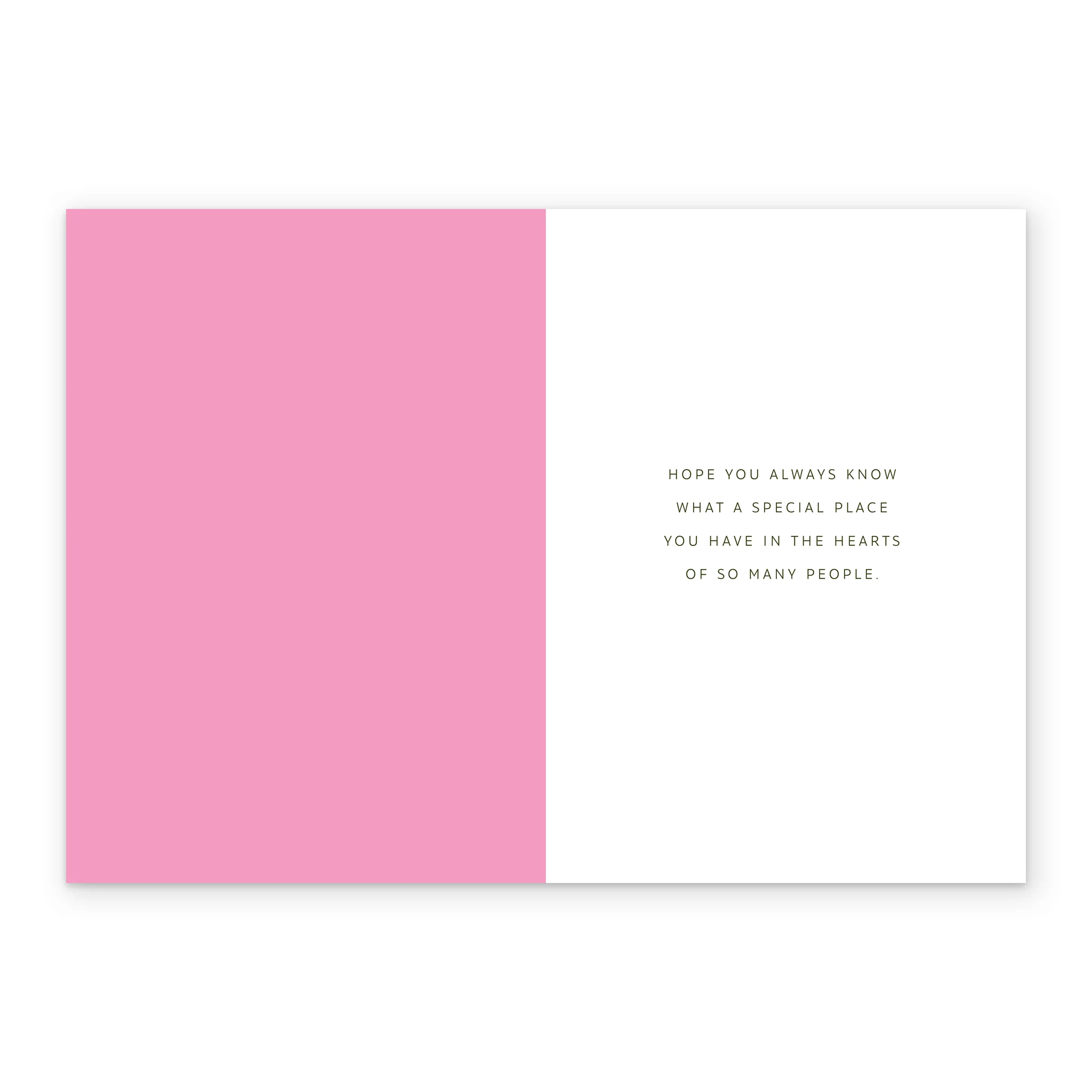 Personalised Red & Pink Stylised Floral Border Birthday Card - Image 3