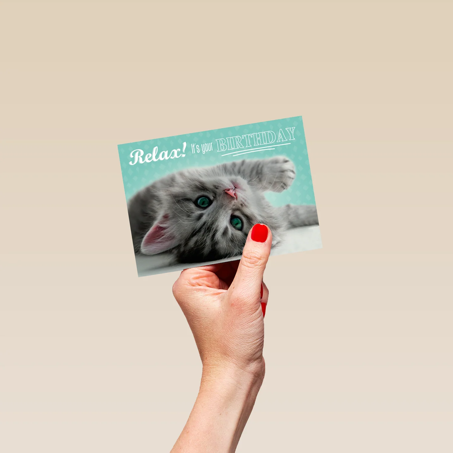 Personalised Relax It's Your Birthday Card - Image 4