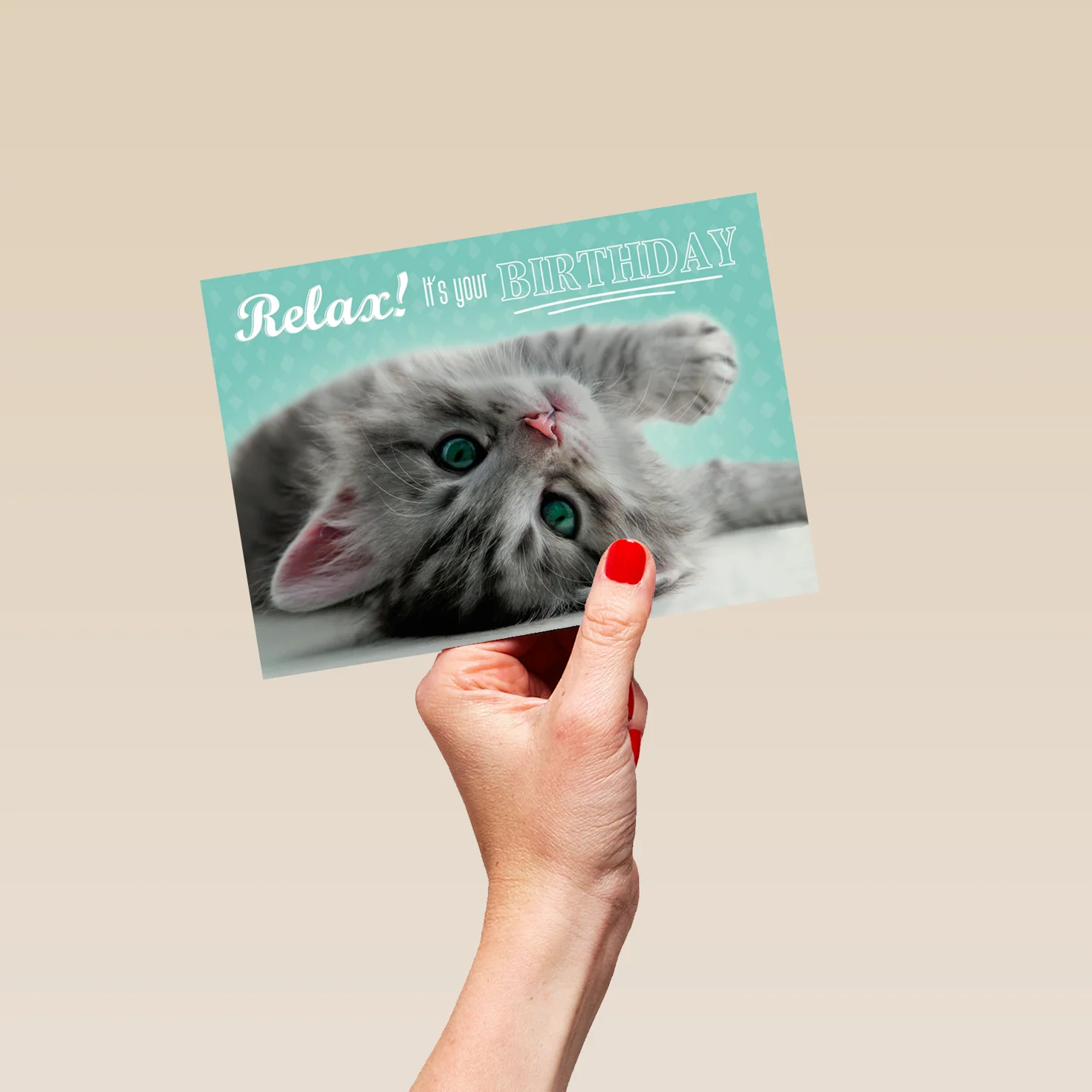 Personalised Relax It's Your Birthday Card - Image 5