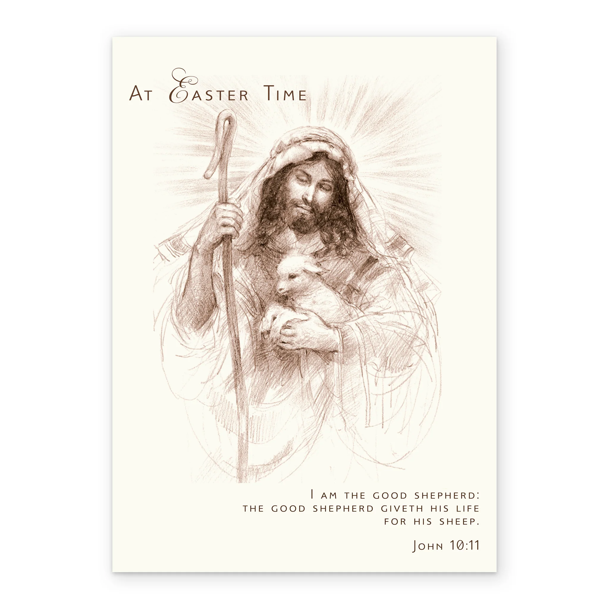 Personalised Religious The Good Shepherd Easter Card - Image 2