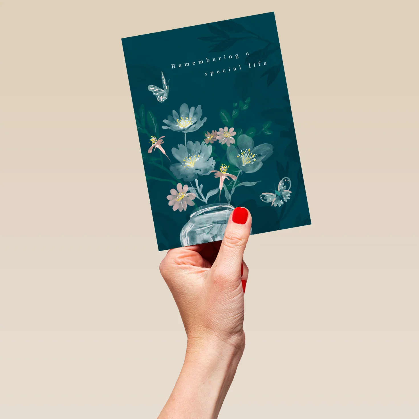 Personalised Remembering a Special Life Sympathy Card - Image 5
