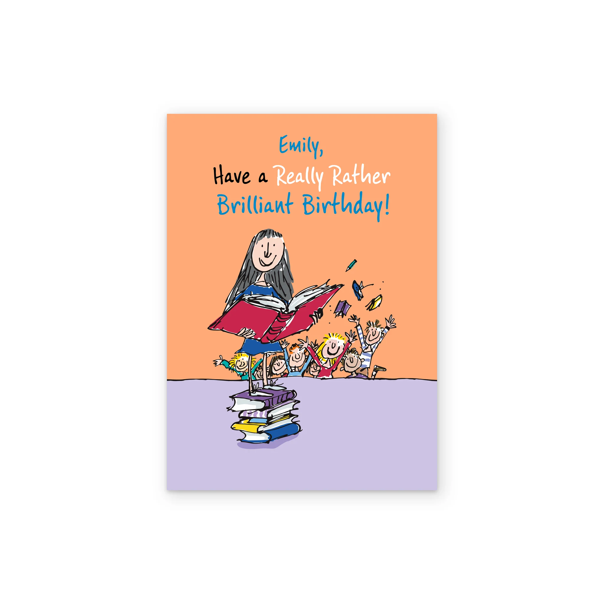 Personalised Roald Dahl's Matilda 'Brilliant' Birthday Card - Image 2