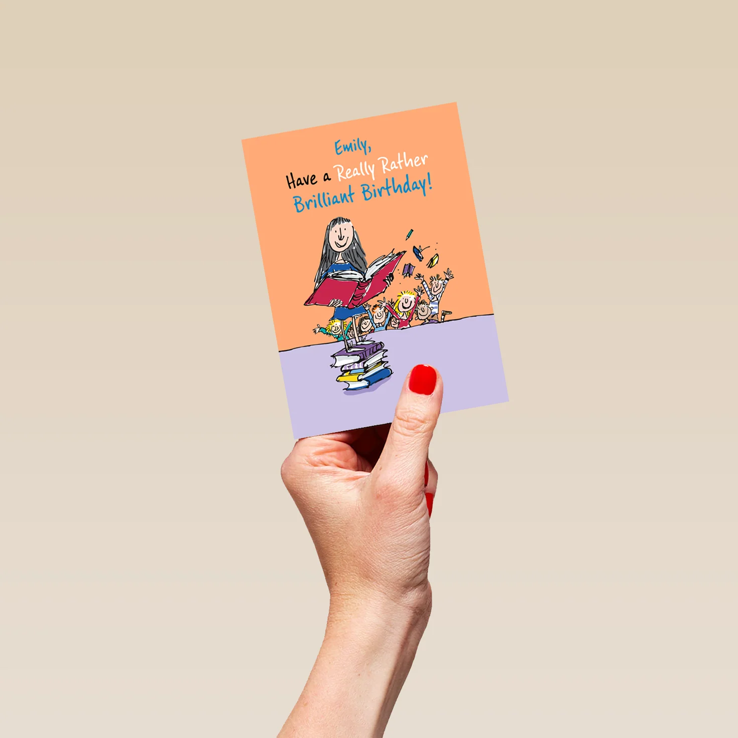 Personalised Roald Dahl's Matilda 'Brilliant' Birthday Card - Image 4
